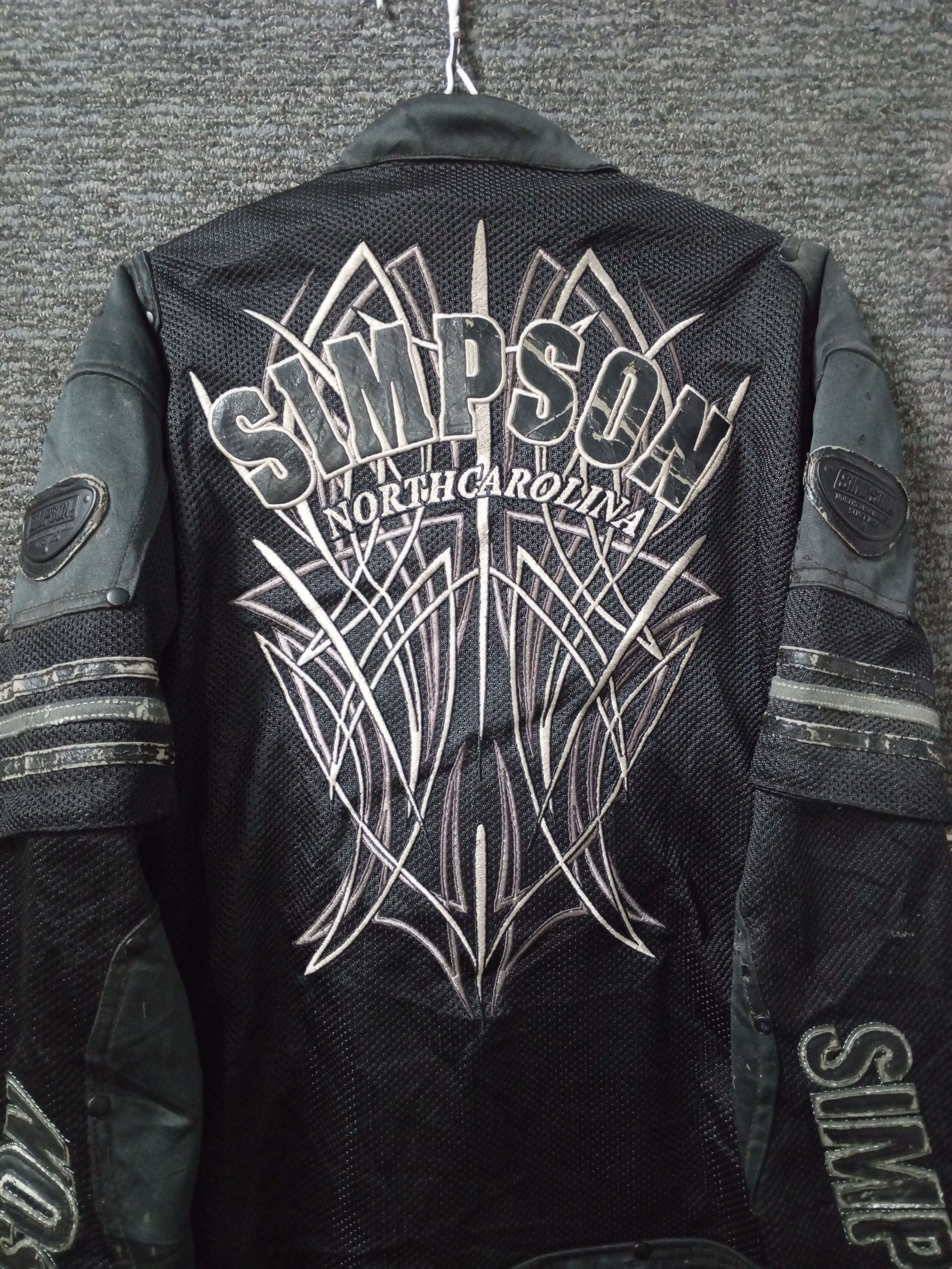 Other SIMPSON RACING JACKET MOTORCYCLE RARE Size US L / EU 52-54 / 3 - 5 Thumbnail