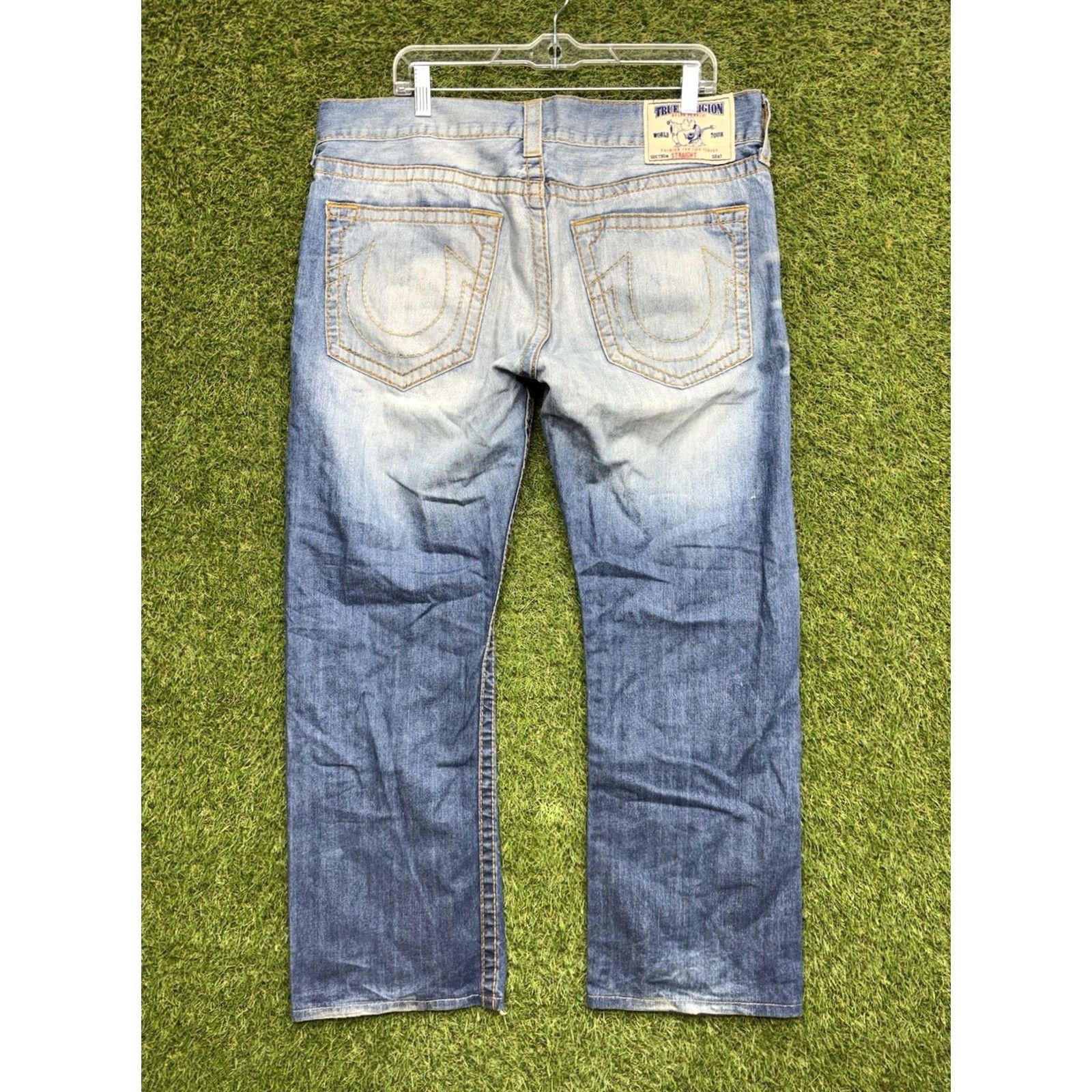 True Religion True Religion Jeans Mens 36 Regular Straight Leg Medium Wash 5-Pocket Denim Button Zip 90s USA Size US 36 / EU 52 - 2 Thumbnail