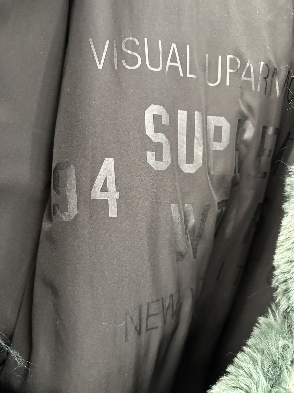 Supreme × Wtaps Supreme X WTAPS faux fur small green bomber hooded jacket XL Size US XL / EU 56 / 4 - 6 Thumbnail