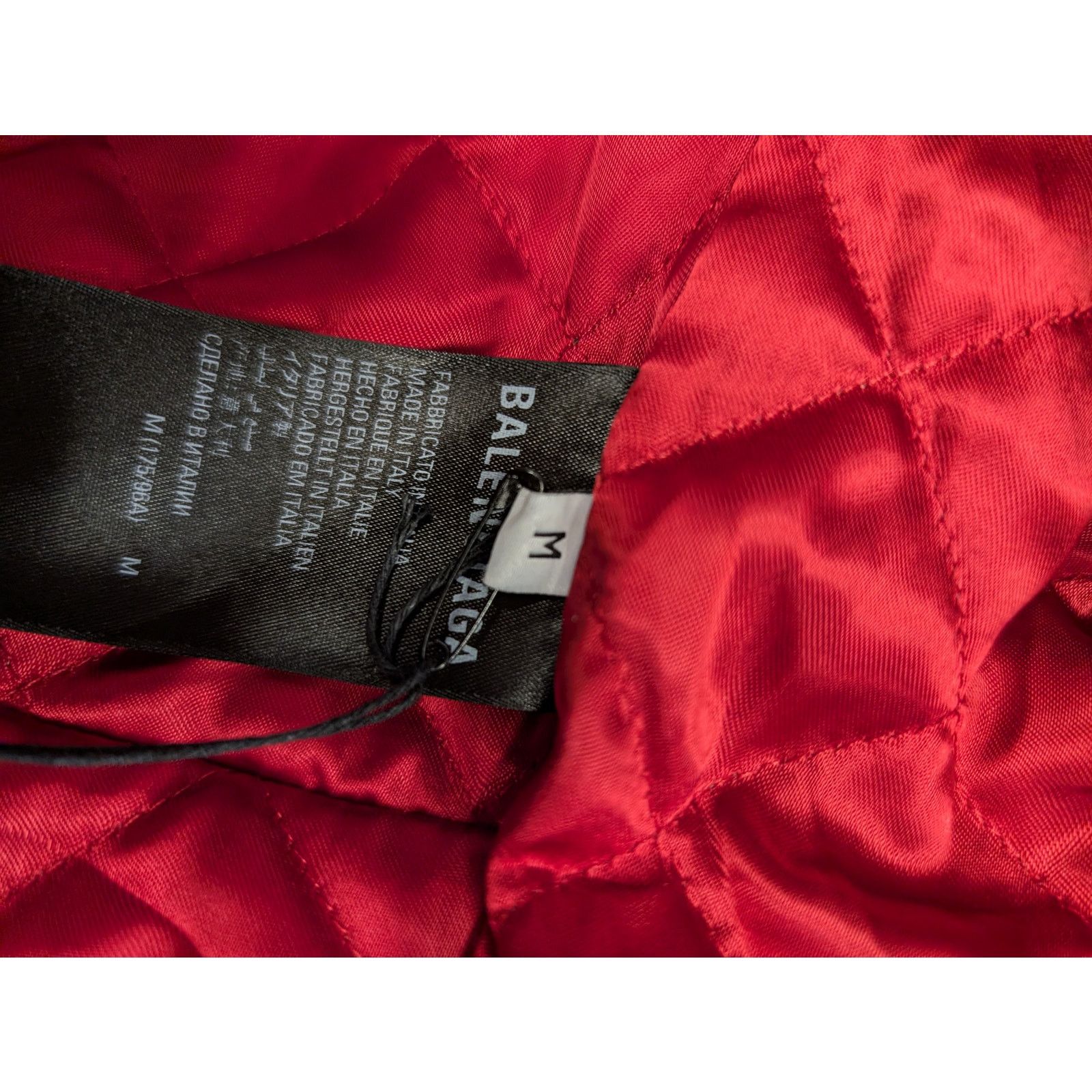 Balenciaga o1rshd1 Upcycled Biker Jacket in Black Size US M / EU 48-50 / 2 - 17 Thumbnail