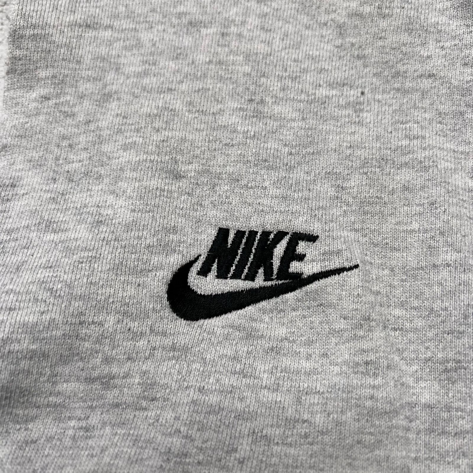Nike Vintage 90s Nike Swoosh Hoodie Grey Size XL Distress Rip Size US XL / EU 56 / 4 - 12 Thumbnail