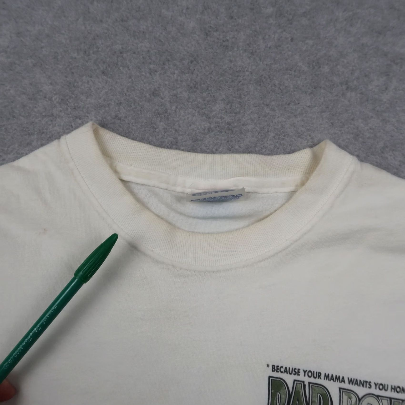 Hanes VINTAGE Bad Boys Bail Bonds T Shirt Mens XL White Graphic 90s Hanes Logo Promo Shirt Mens XL White 90s Size US XL / EU 56 / 4 - 6 Thumbnail