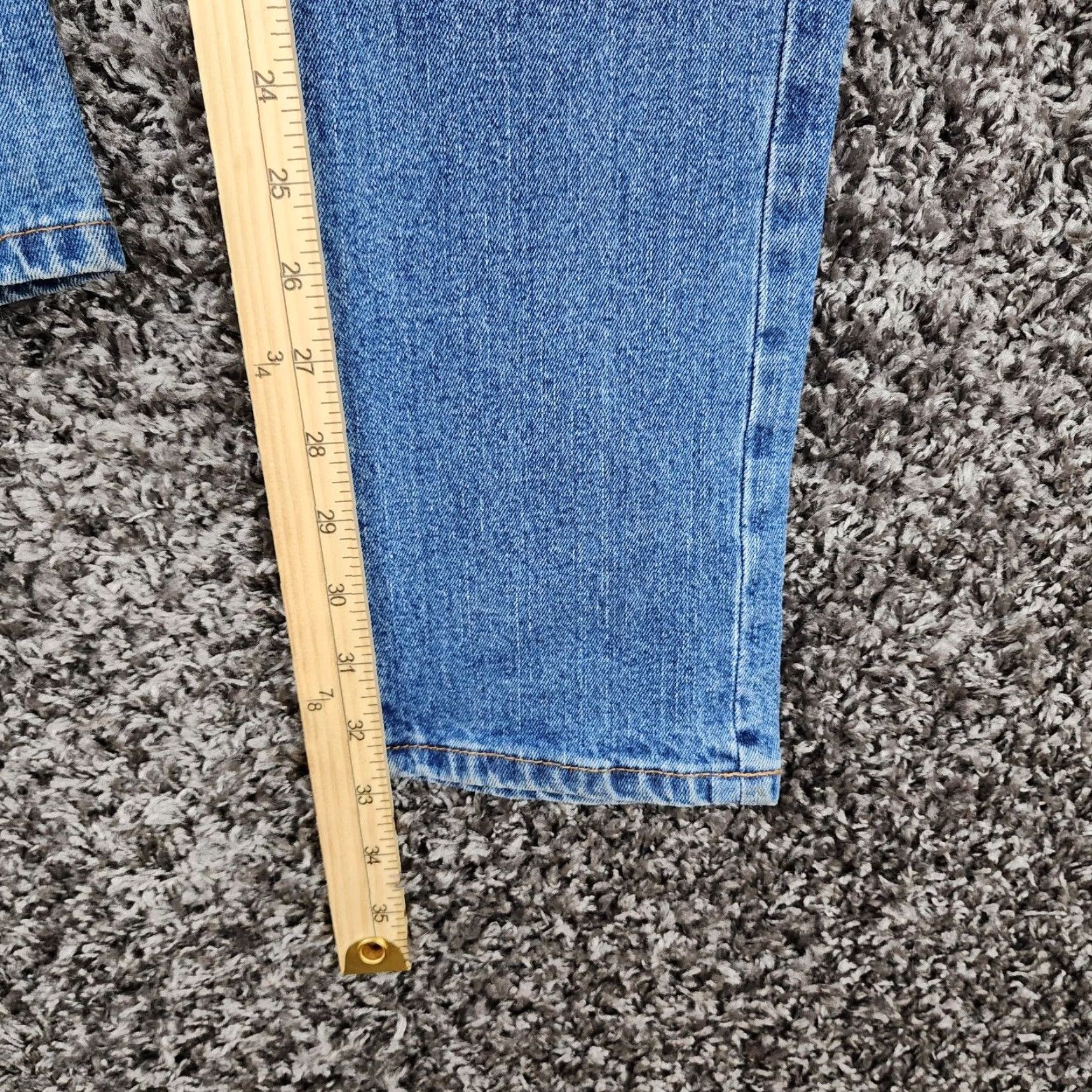 Fashion Nova Fashion Nova Mens Slim Fit Straight Leg Blue Jeans Size 36x33 Size US 36 / EU 52 - 5 Thumbnail