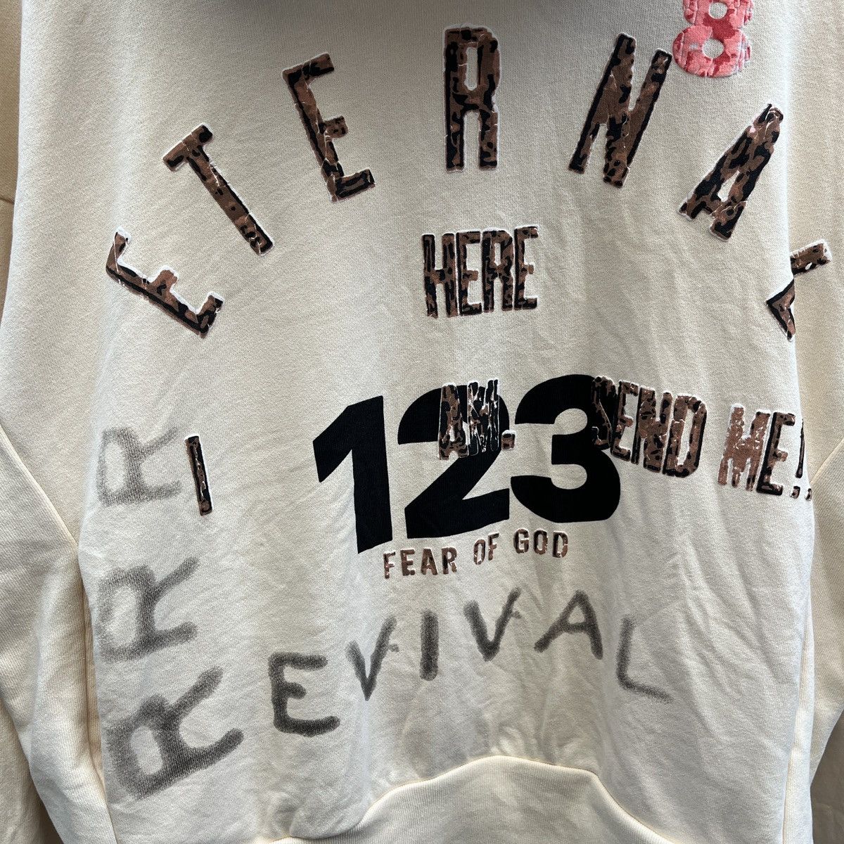 Fear of God × RRR-123 Fear of God - RRR-123 Revival Ivory Hoodie Size US S / EU 44-46 / 1 - 5 Thumbnail