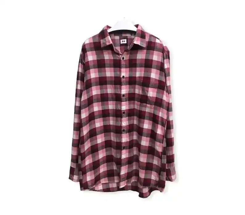 Japanese Brand × Uniqlo Japanese Brand Uniqlo Flannel Shirt Size ONE SIZE - 1 Thumbnail