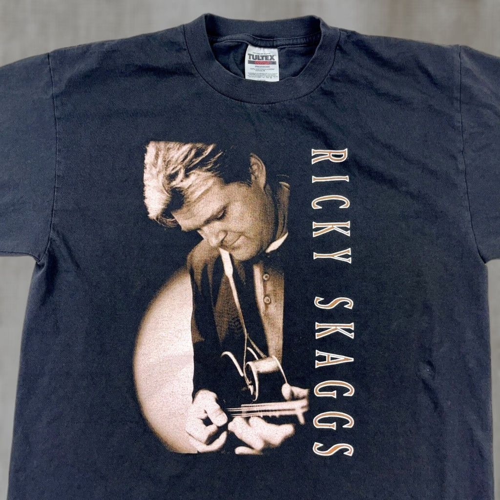 Tultex VINTAGE Tultex Shirt Men L Black Band Tee Country Music 90s Y2k Graphic Print Rockabilly Retro Band Mens Clothing Size US L / EU 52-54 / 3 - 1 Thumbnail