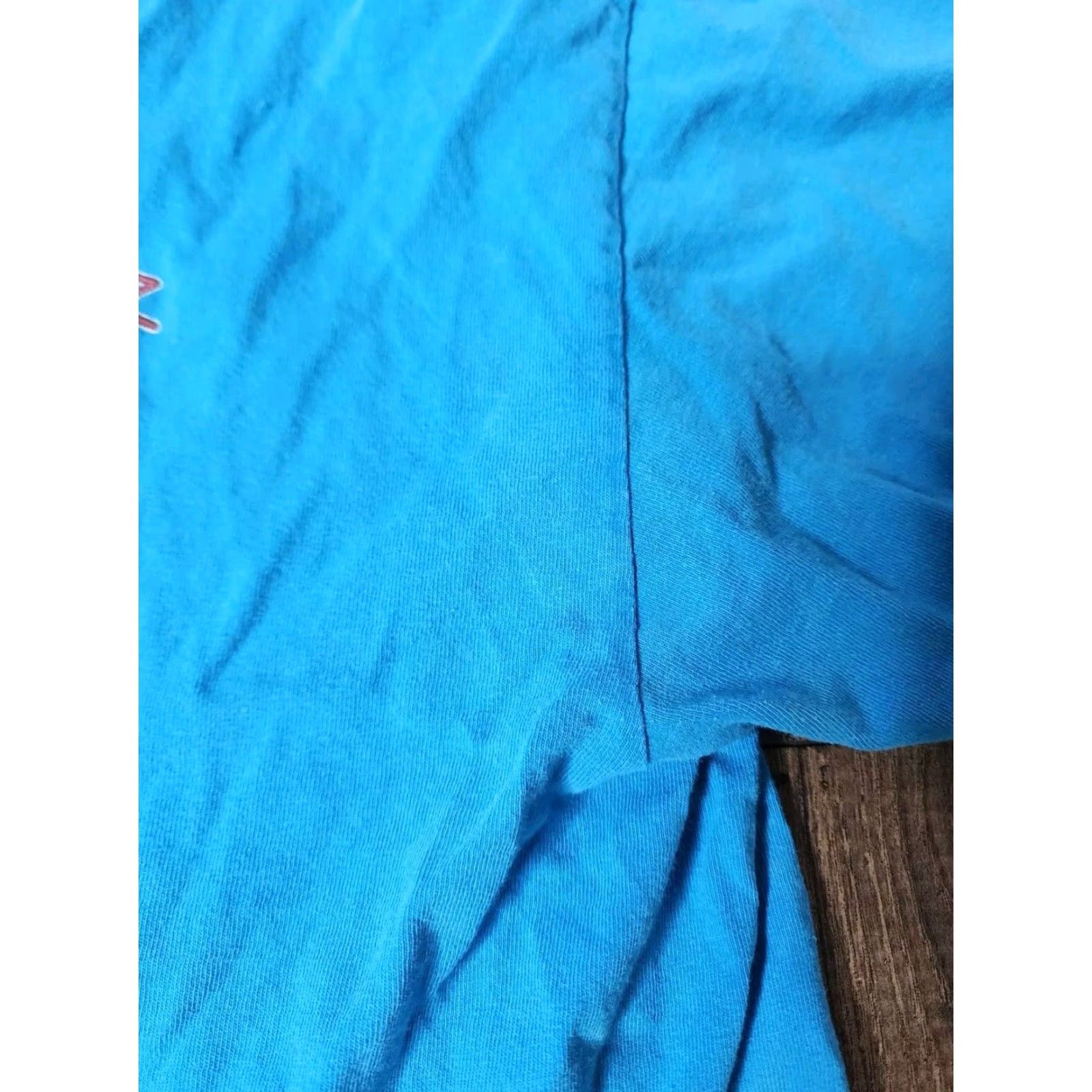 Skin VINTAGE Fish Skinz Zombie Fish Graphic T Shirt Mens XL Blue Distressed Size US XL / EU 56 / 4 - 6 Thumbnail