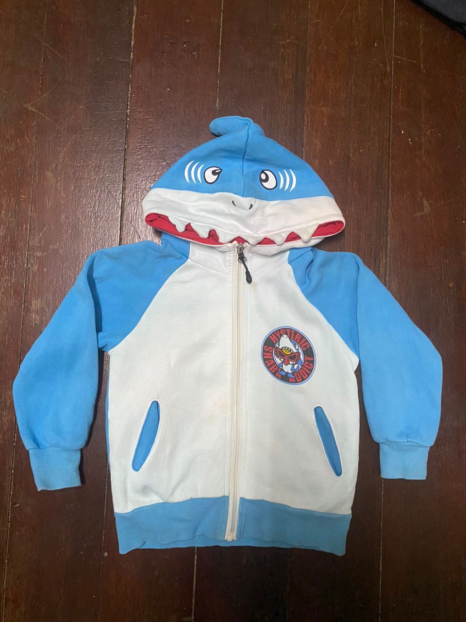 Hysteric Glamour Unisex kids🔥 hysteric glamour sharks kids zipper hoodie Size US XXS / EU 40 - 16 Thumbnail