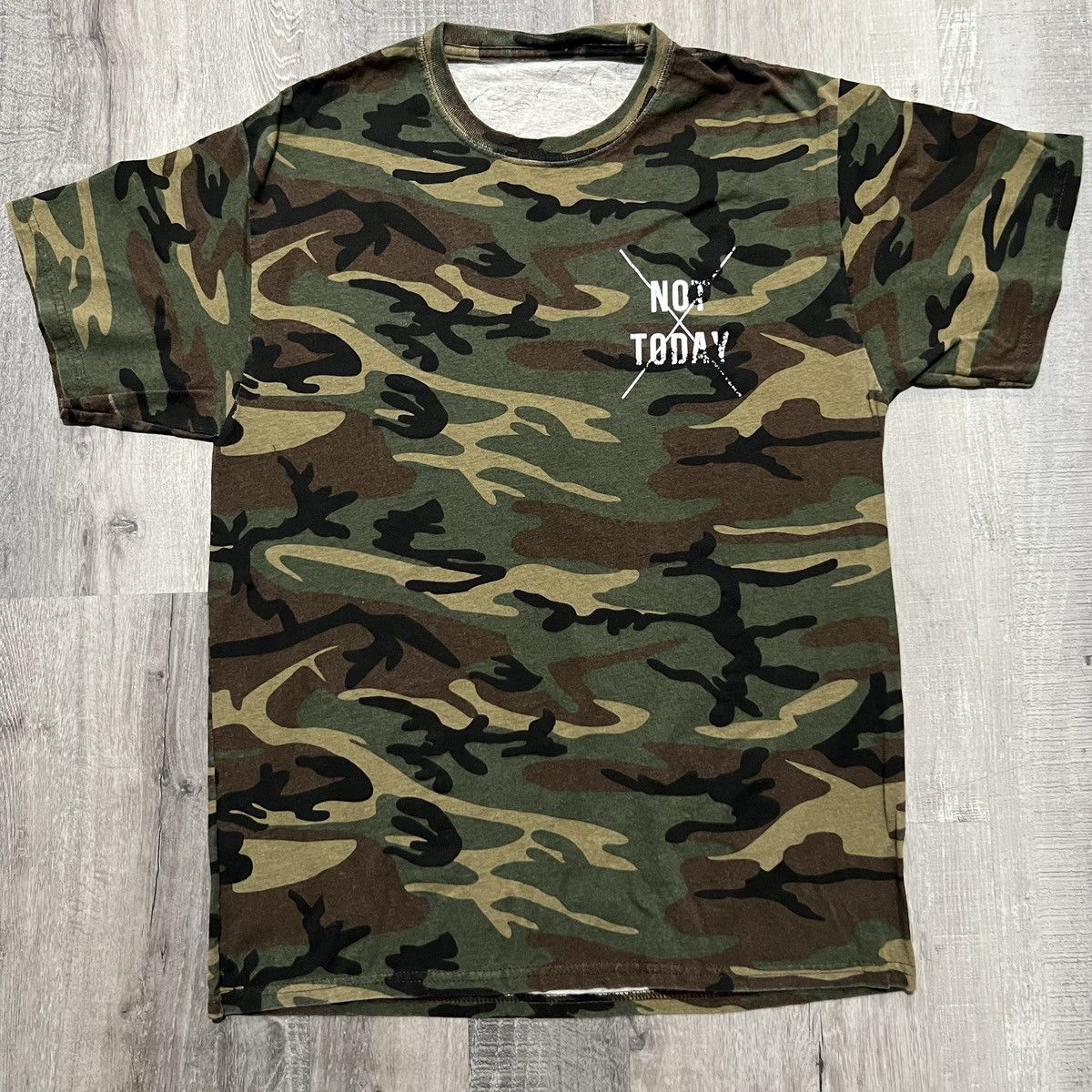 Other Hillsong United Camo Let The Devil Know Not Today Shirt Size US M / EU 48-50 / 2 - 2 Thumbnail
