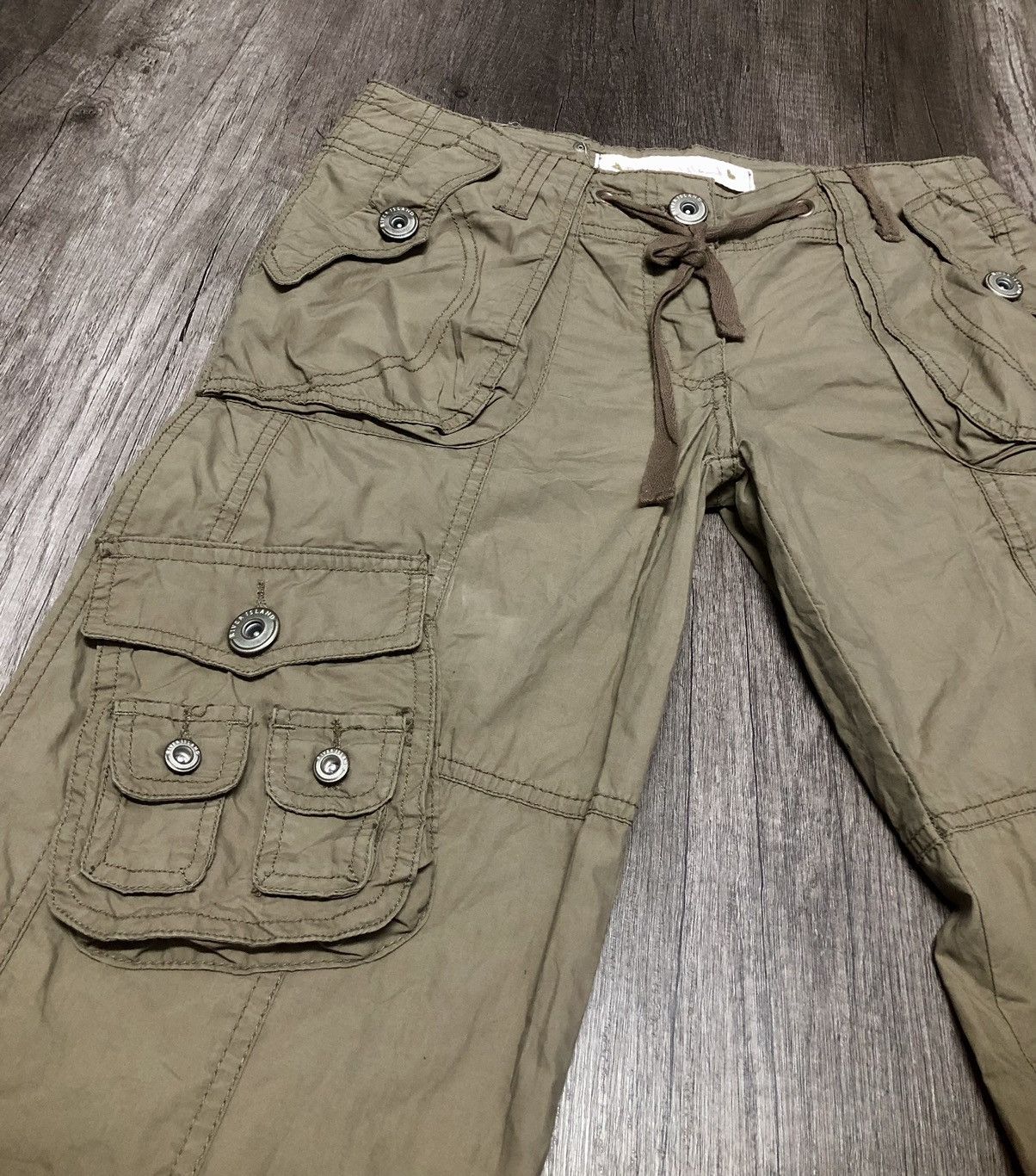 Japanese Brand × River Island River Island Cargo Pants Big Logo Dragon Sukajan Design Size US 32 / EU 48 - 11 Thumbnail