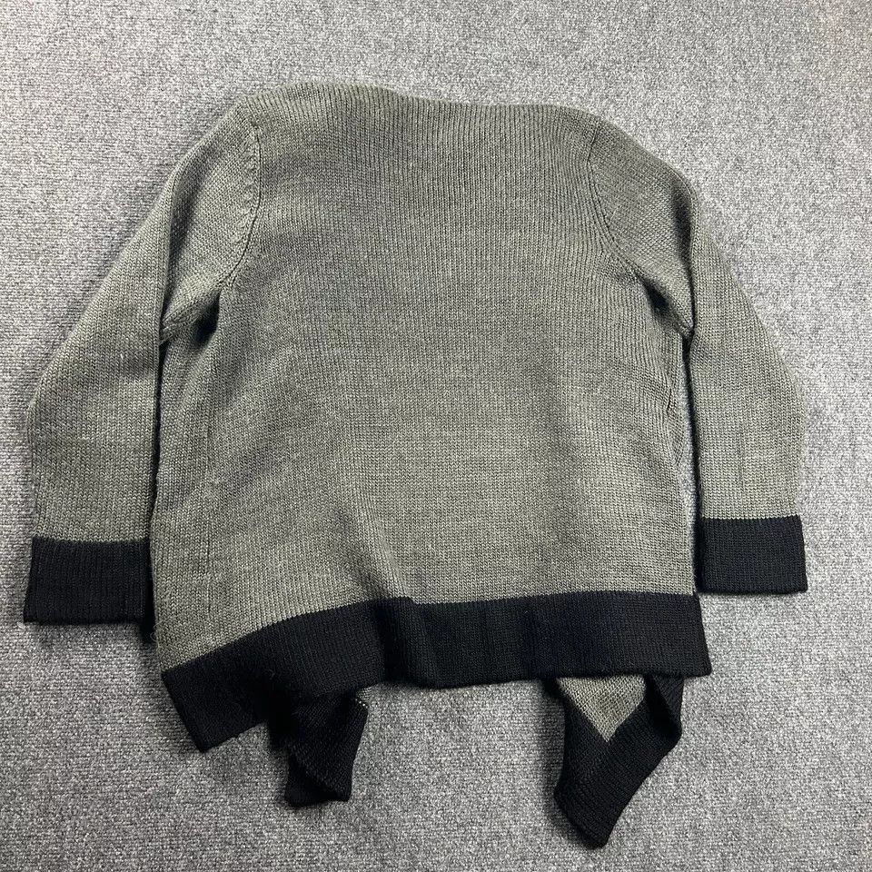 Chicos Chico's Cardigan Womens 3 Gray Chunky Acrylic Wool Alpaca Size XS / US 0-2 / IT 36-38 - 4 Thumbnail