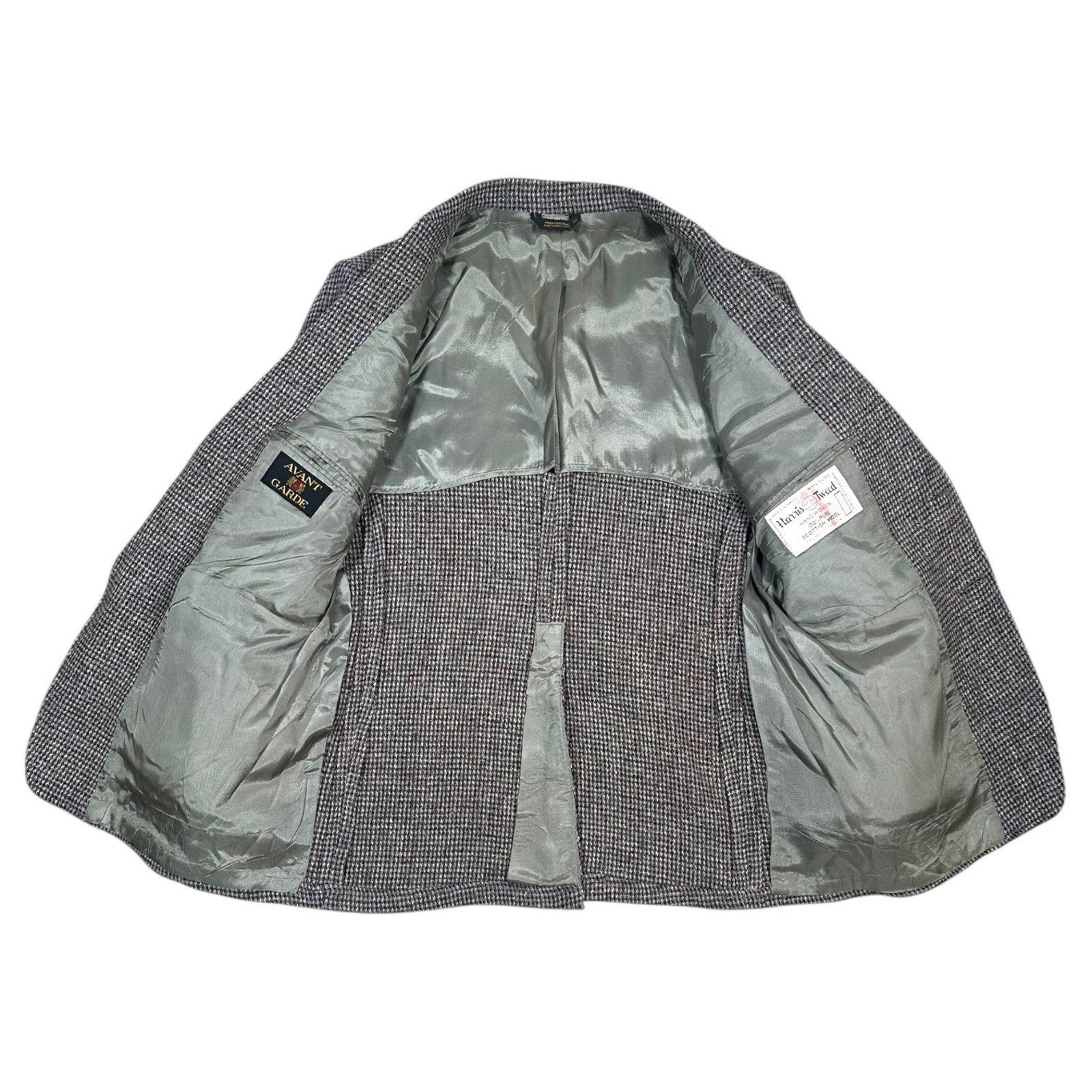 Harris Tweed Avant Garde Harris Tweed Blazer 44R Mens Sport Coat Jacket Size 44R - 4 Thumbnail