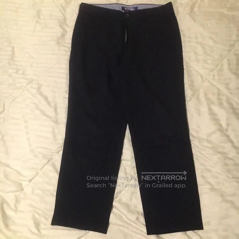 Junya Watanabe Junyawatanabe Man Gray Striped Cropped Pants. Size US 26 / EU 42 - 1 Thumbnail