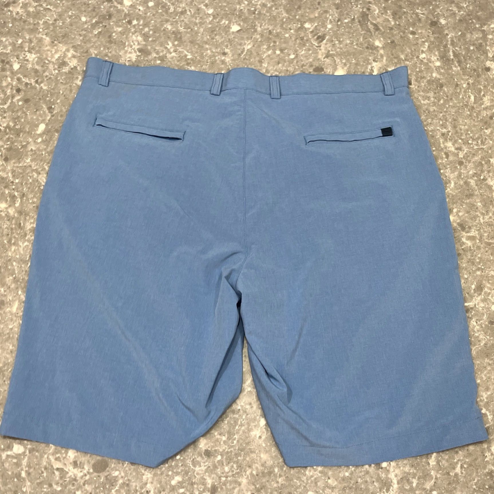 Peter Millar Peter Millar Wicking Shorts 10" Inseam Blue Polyester Regular Men 38 Belt Loops Pockets Stretch Concealed Logo Size US 38 / EU 54 - 5 Thumbnail