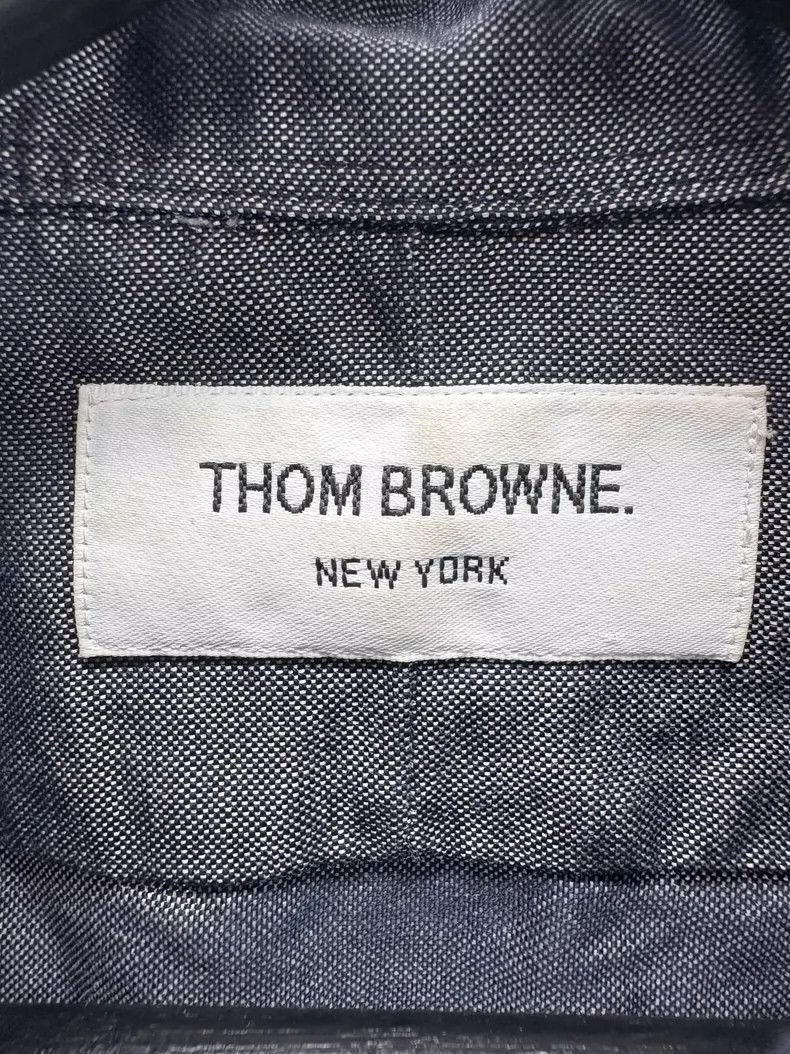 Thom Browne Thom Browne Dark grey shirt Size US L / EU 52-54 / 3 - 6 Thumbnail