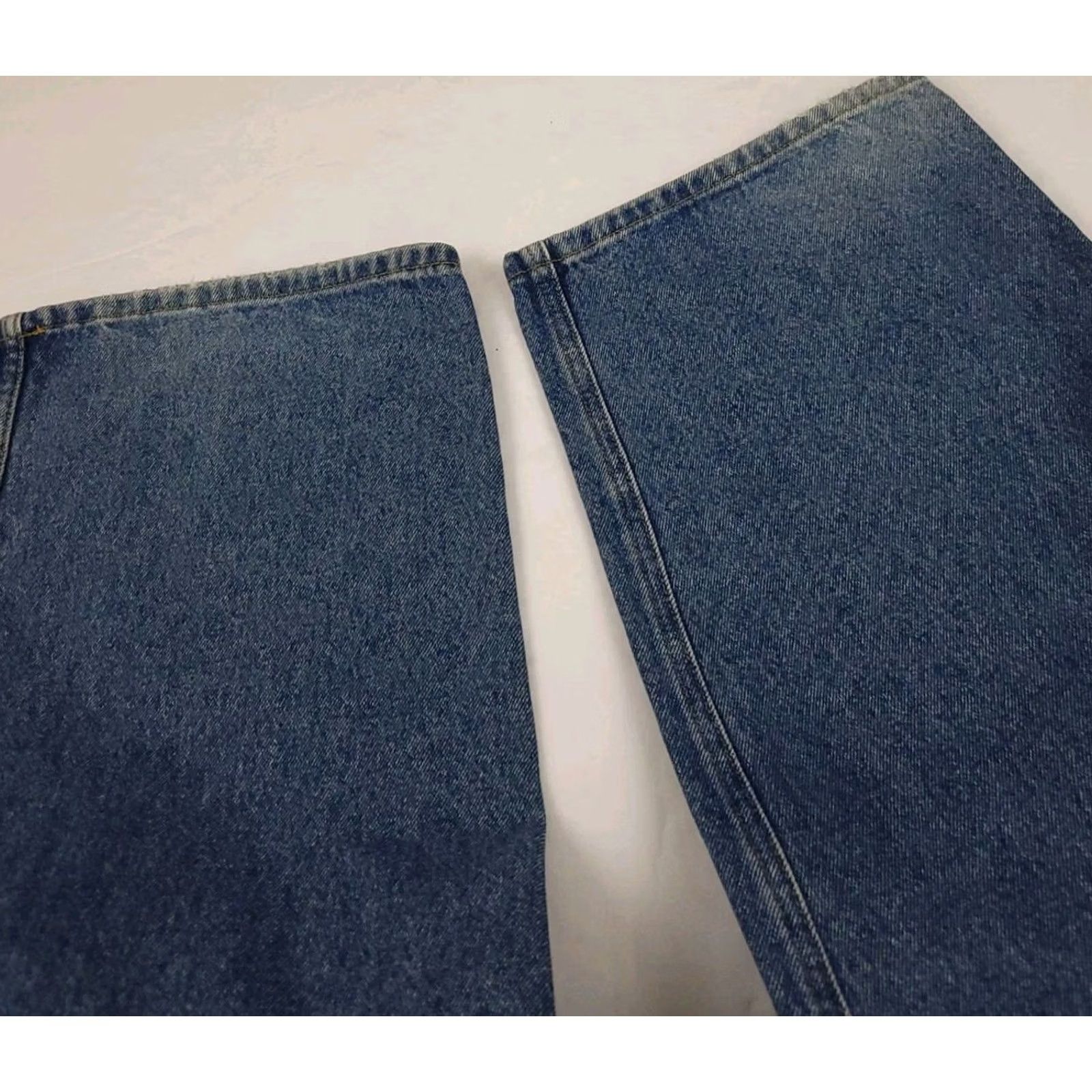Tommy Hilfiger VINTAGE Tommy Hilfiger Baggy Carpenter Jeans USA Denim 34x29 Mens Blue 90s Flag Logo Size US 34 / EU 50 - 6 Thumbnail