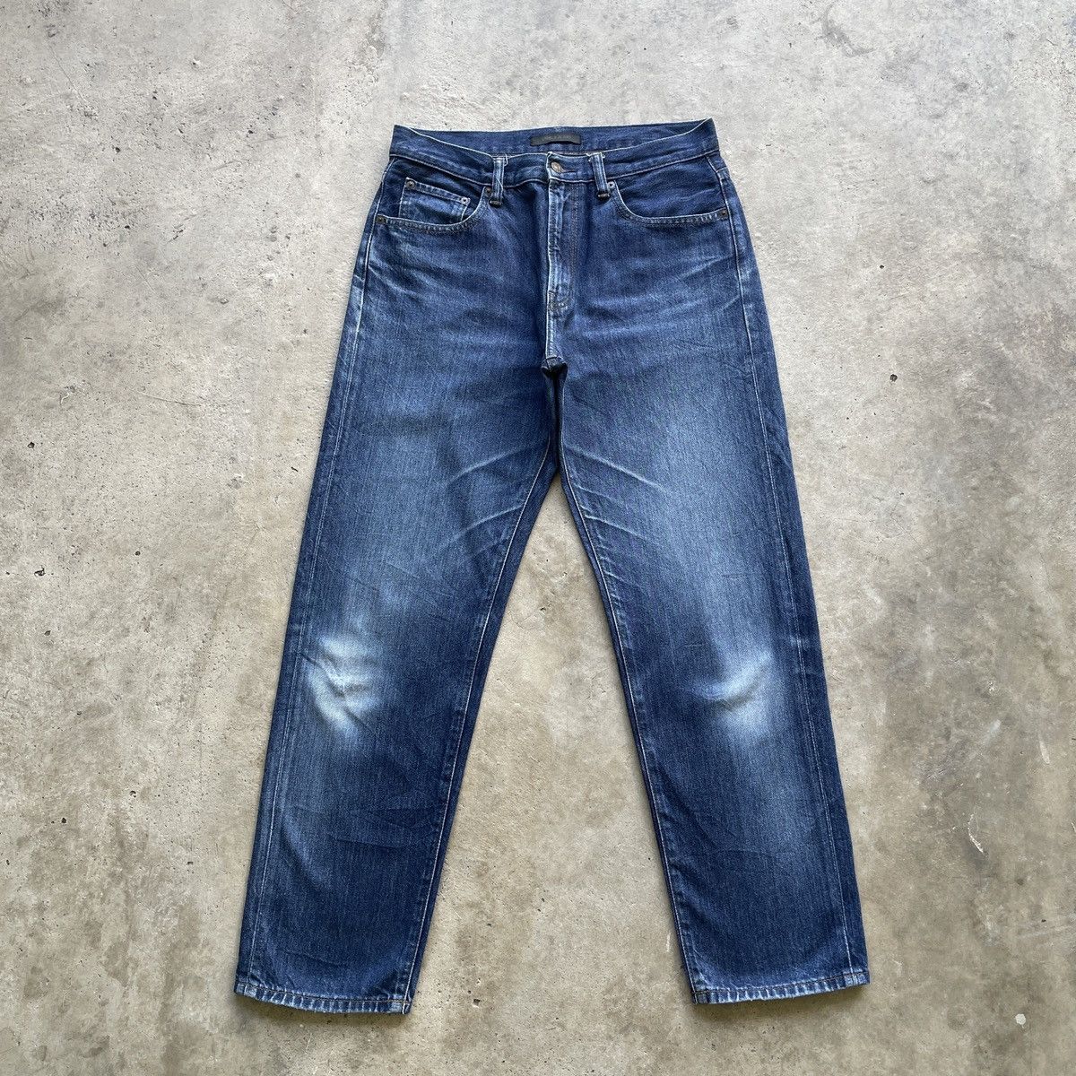 Japanese Brand W31x29.5💥 Vintage Japanese Brand Faded Jeans Denim Pants Size US 31 - 1 Thumbnail