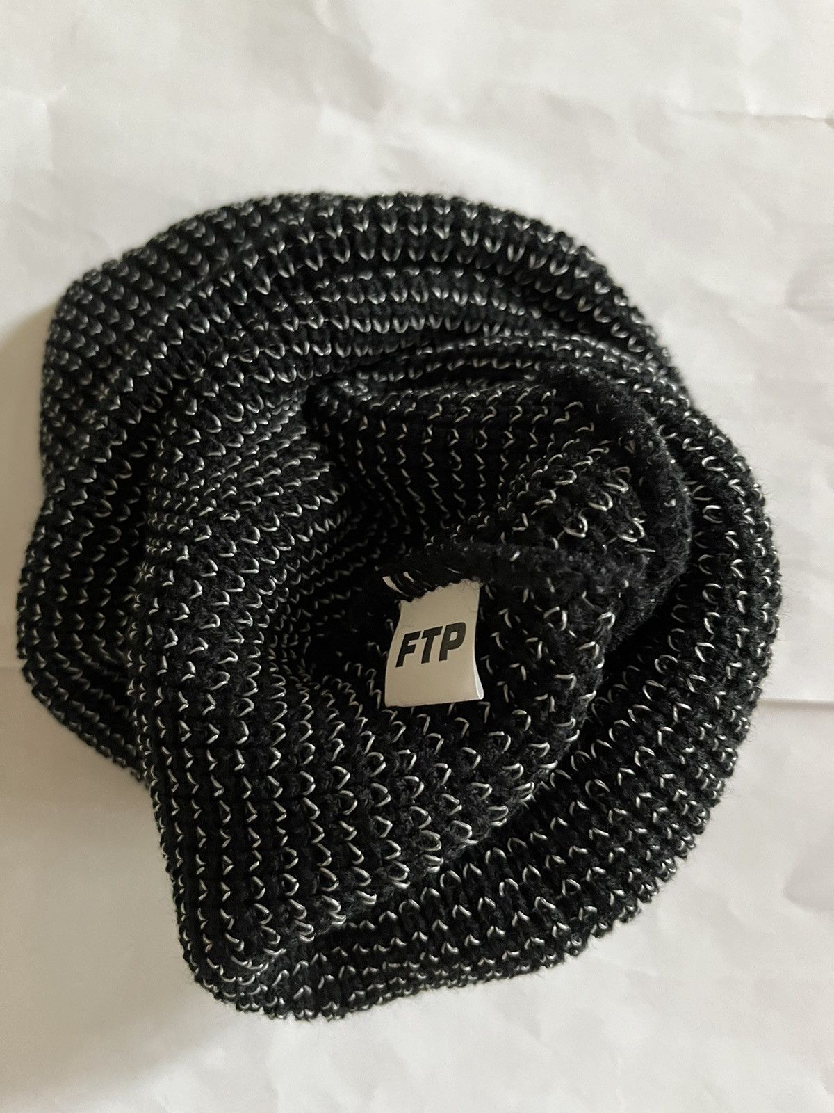 Fuck The Population FTP reflective knit beanie Size ONE SIZE - 2 Thumbnail