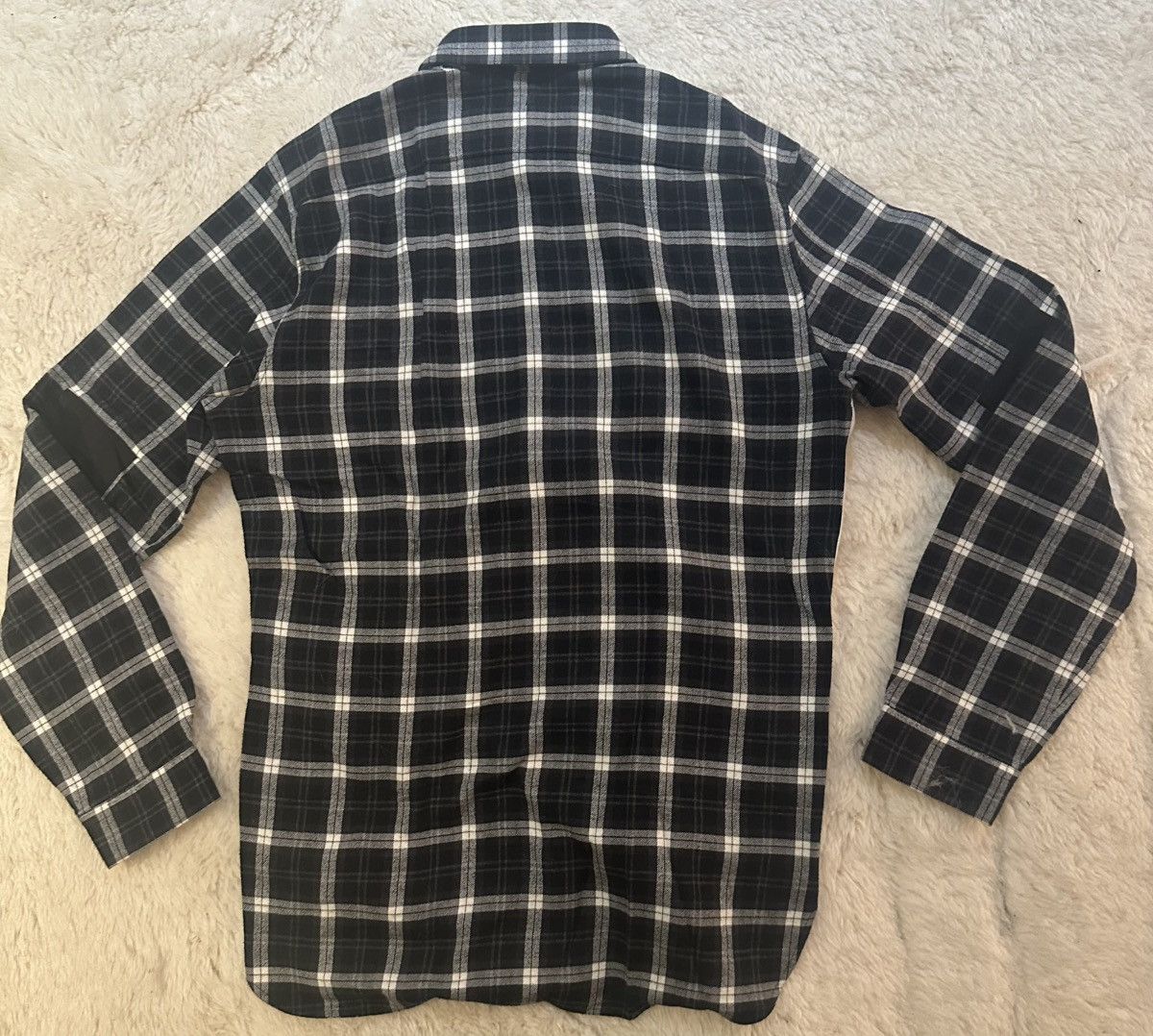 Neil Barrett Black & White/ Grey Shirt Size US L / EU 52-54 / 3 - 4 Thumbnail