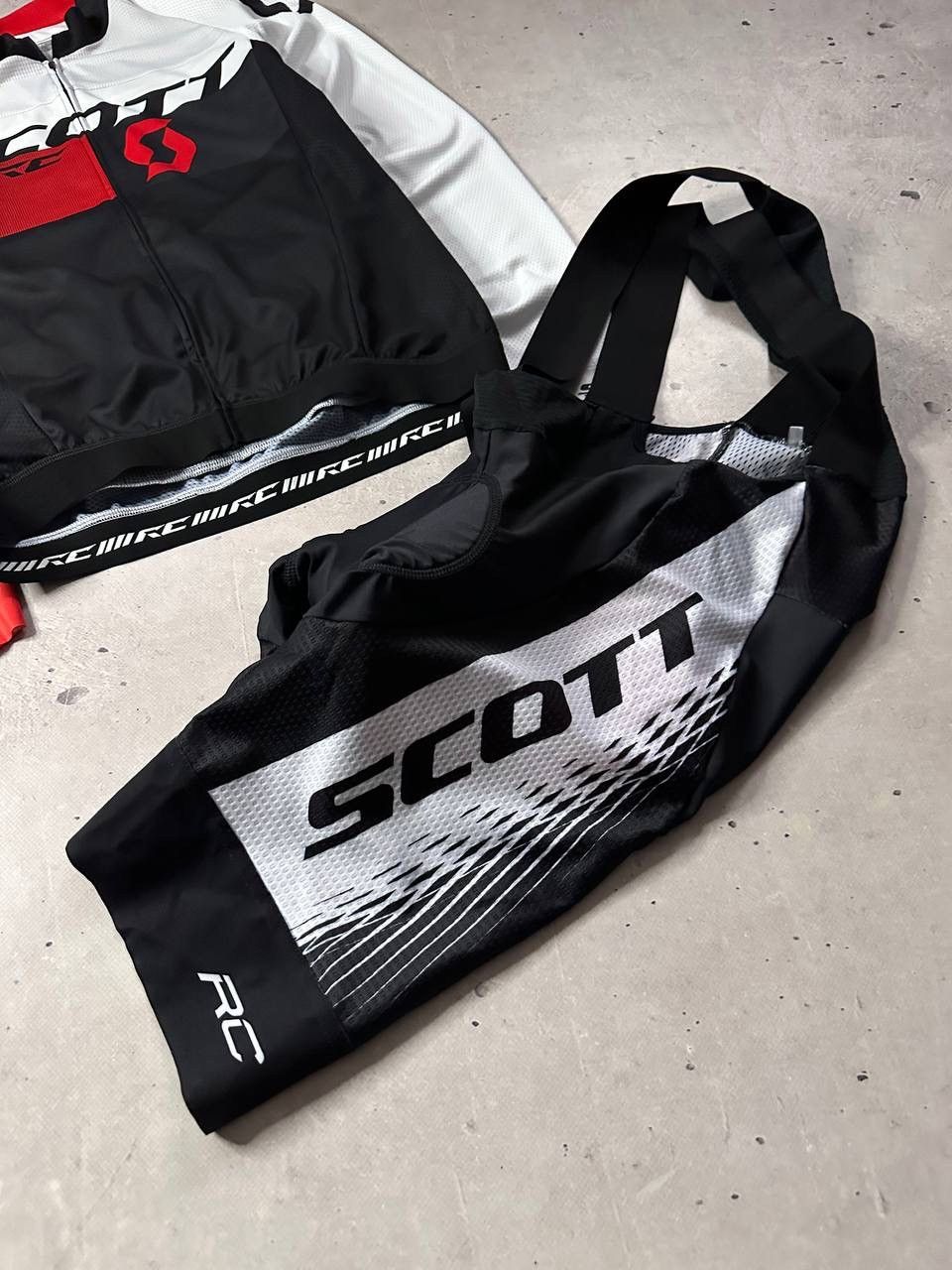Rapha Scott RC Pro Team Cycling Kit Jersey + Bib Shorts Bicycle M Size US M / EU 48-50 / 2 - 2 Thumbnail