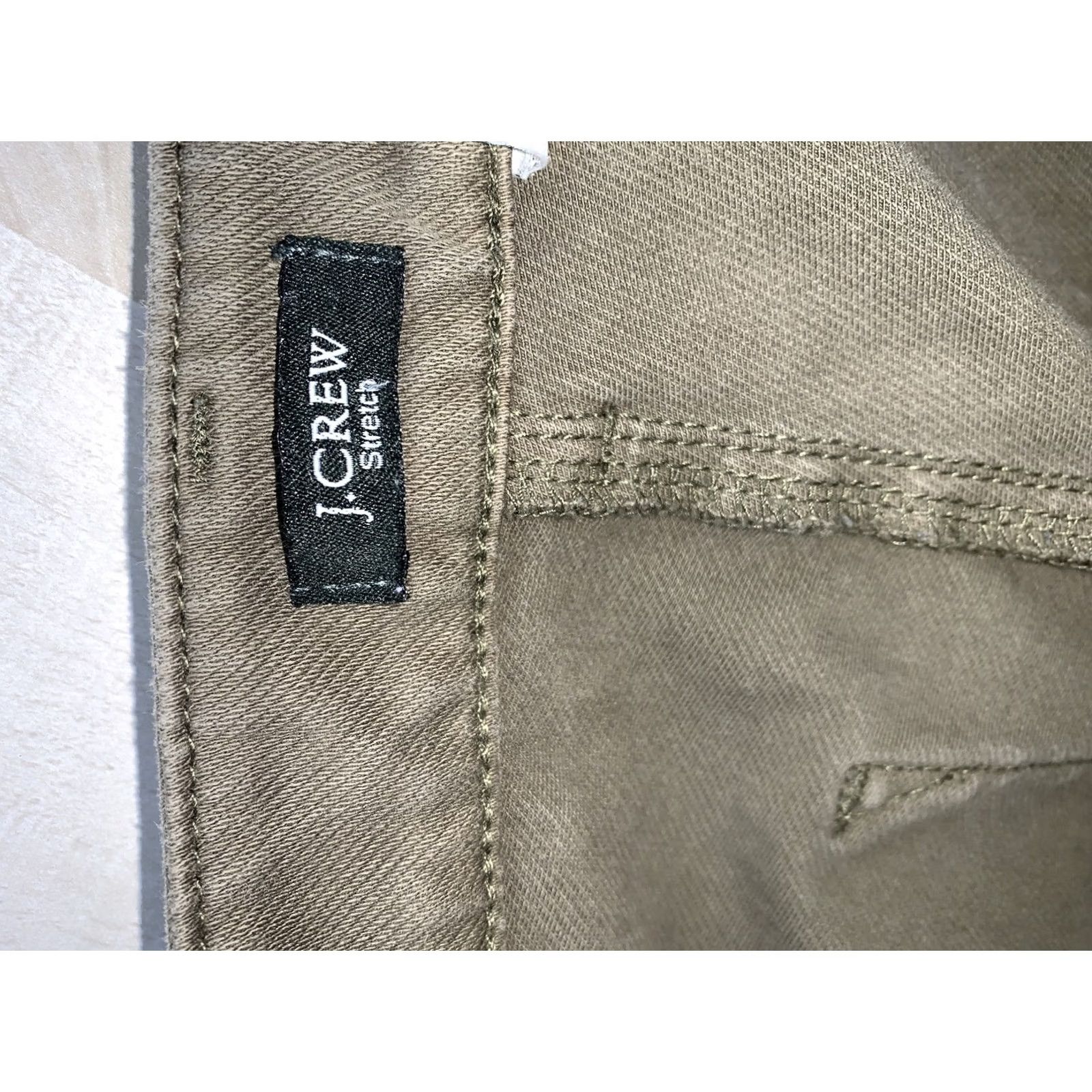 J.Crew J.CREW Womens Weathered Green Stretch Skinny Denim Jeans Sz 28-5886 Size 28" / US 6 / IT 42 - 7 Thumbnail