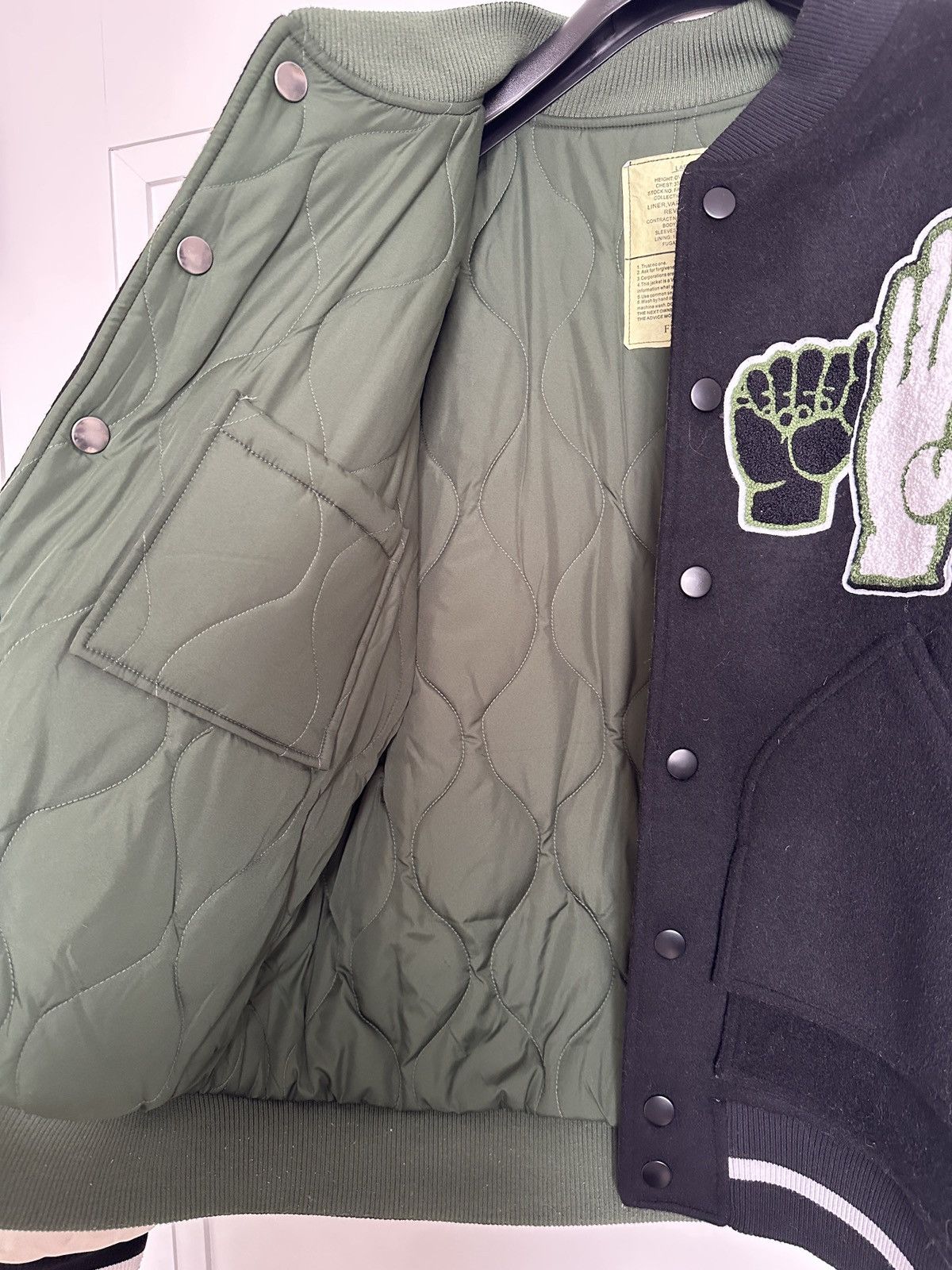 Fugazi "VEBLEN" REVERSIBLE VARSITY JACKET Size US L / EU 52-54 / 3 - 5 Thumbnail
