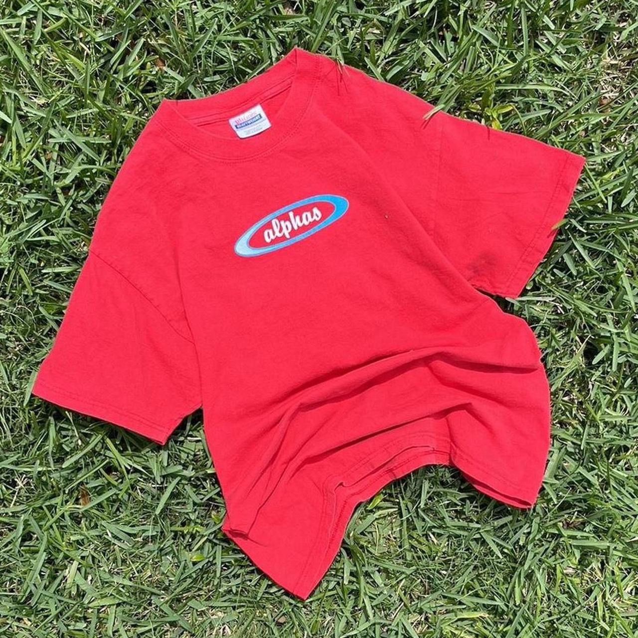 Hanes Vintage Y2K Hanes Graphic Tee – 2003 Alpha Sigma Surf Vibe Size US M / EU 48-50 / 2 - 2 Thumbnail