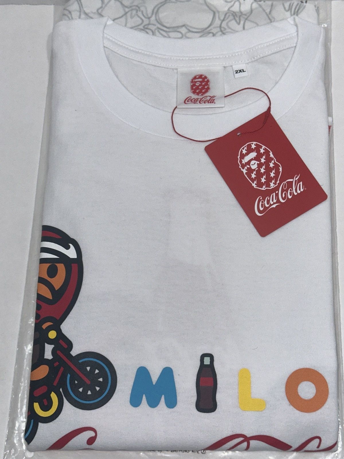 Bape × Coca Cola BAPE X Milo X Coca-Cola BMX Biking T-Shirt DS Size XXL Size US XXL / EU 58 / 5 - 2 Thumbnail