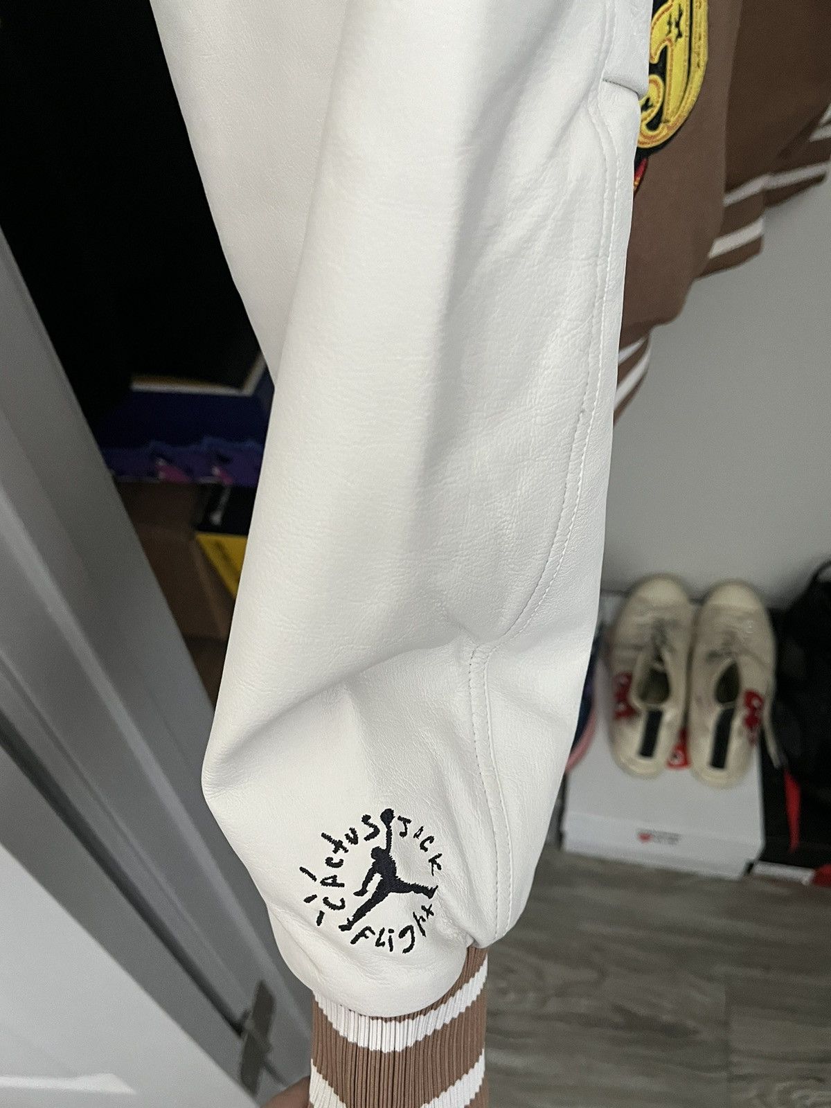 Jordan Brand × Travis Scott Travis Scott x Jordan Varsity Jacket Size US XL / EU 56 / 4 - 5 Thumbnail