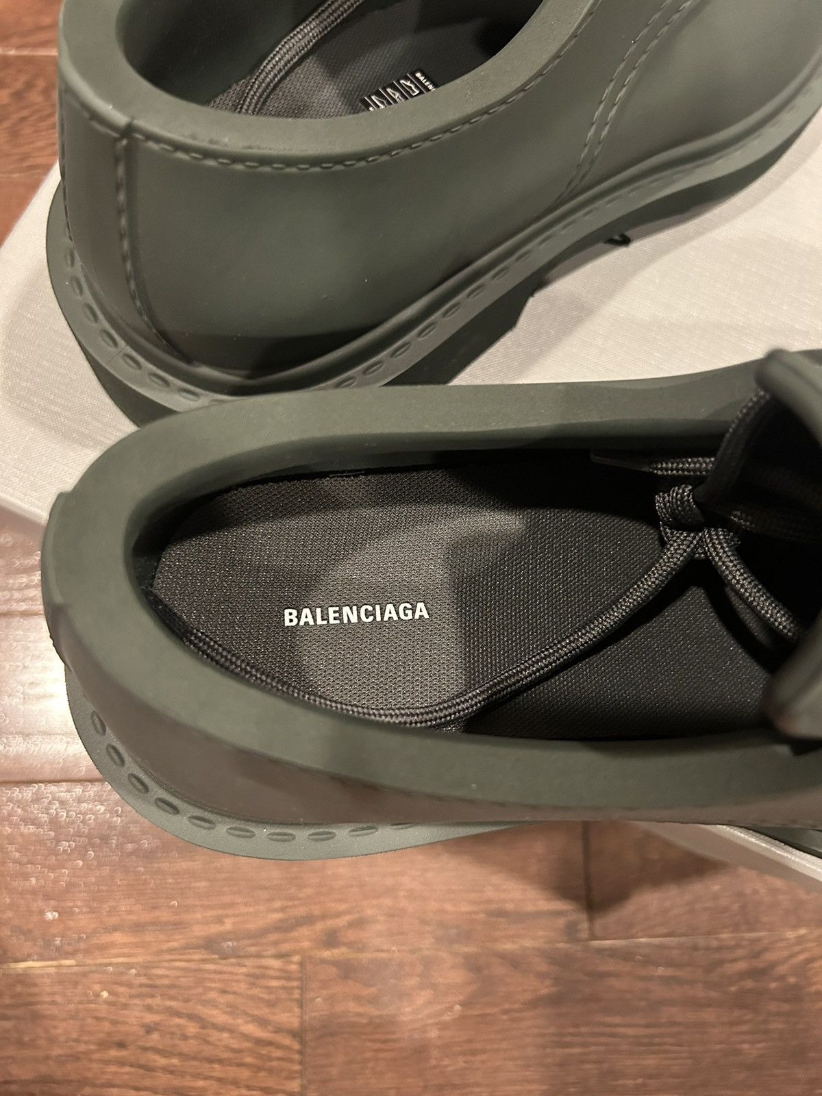Balenciaga Balenciaga Steriod Derby Dark Khaki Size US 7 / EU 40 - 5 Thumbnail