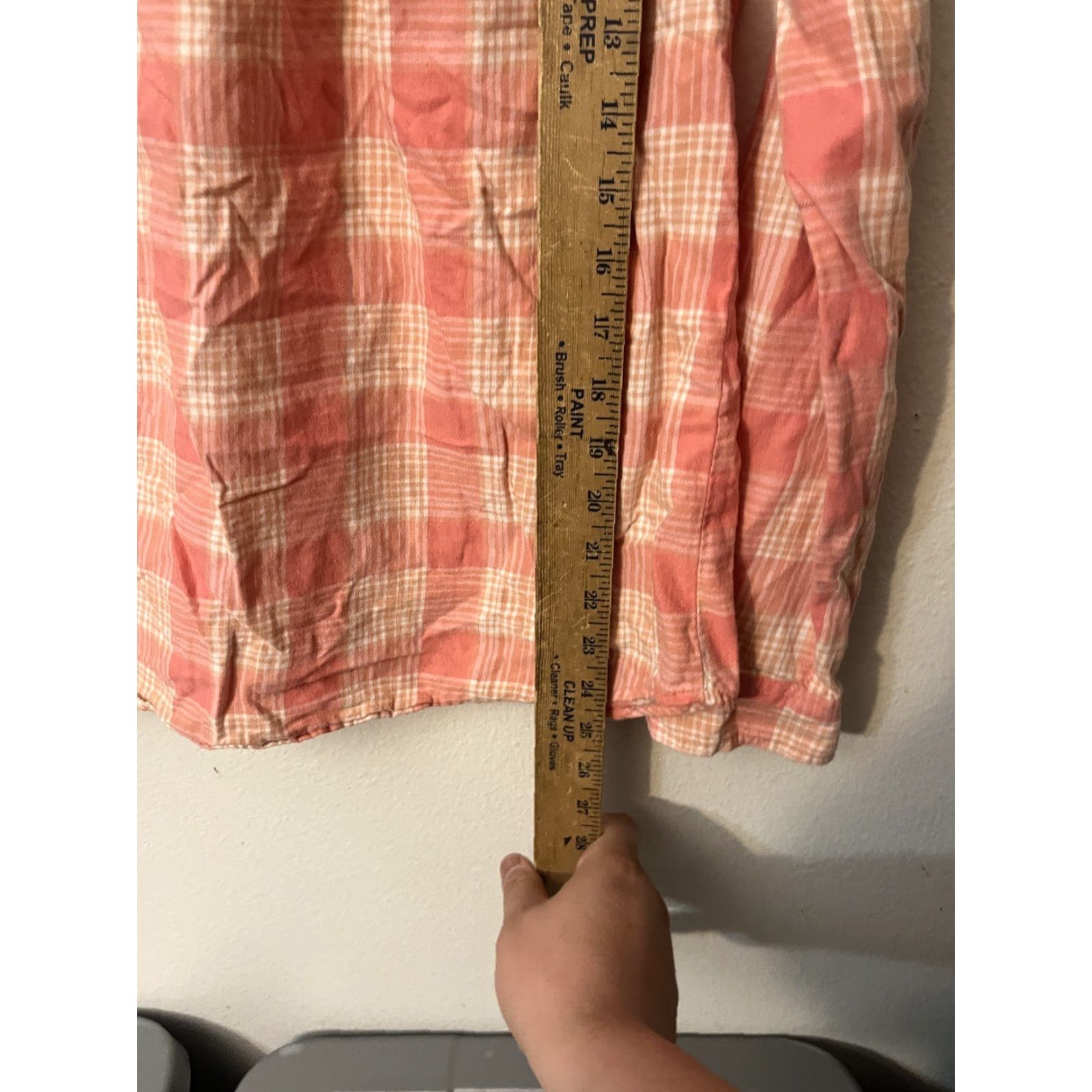 Old Navy VINTAGE Old Navy Women's Flannel Shirt Casual Office Wear Pink Plaid Long Sleeve M Size M / US 6-8 / IT 42-44 - 4 Thumbnail