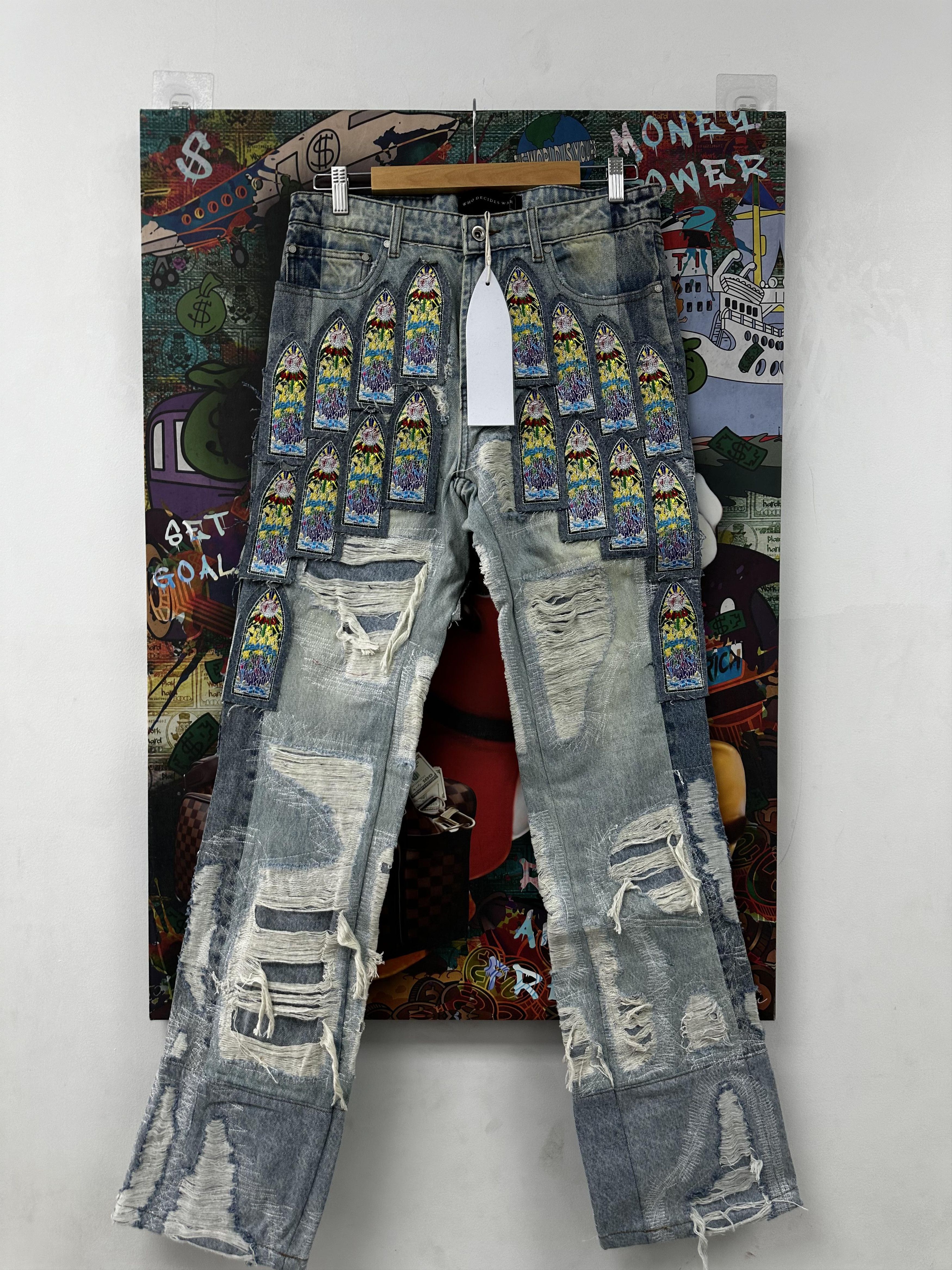 Who Decides War WDW Coliseum Denim Patchwork Size US 38 / EU 54 - 1 Preview