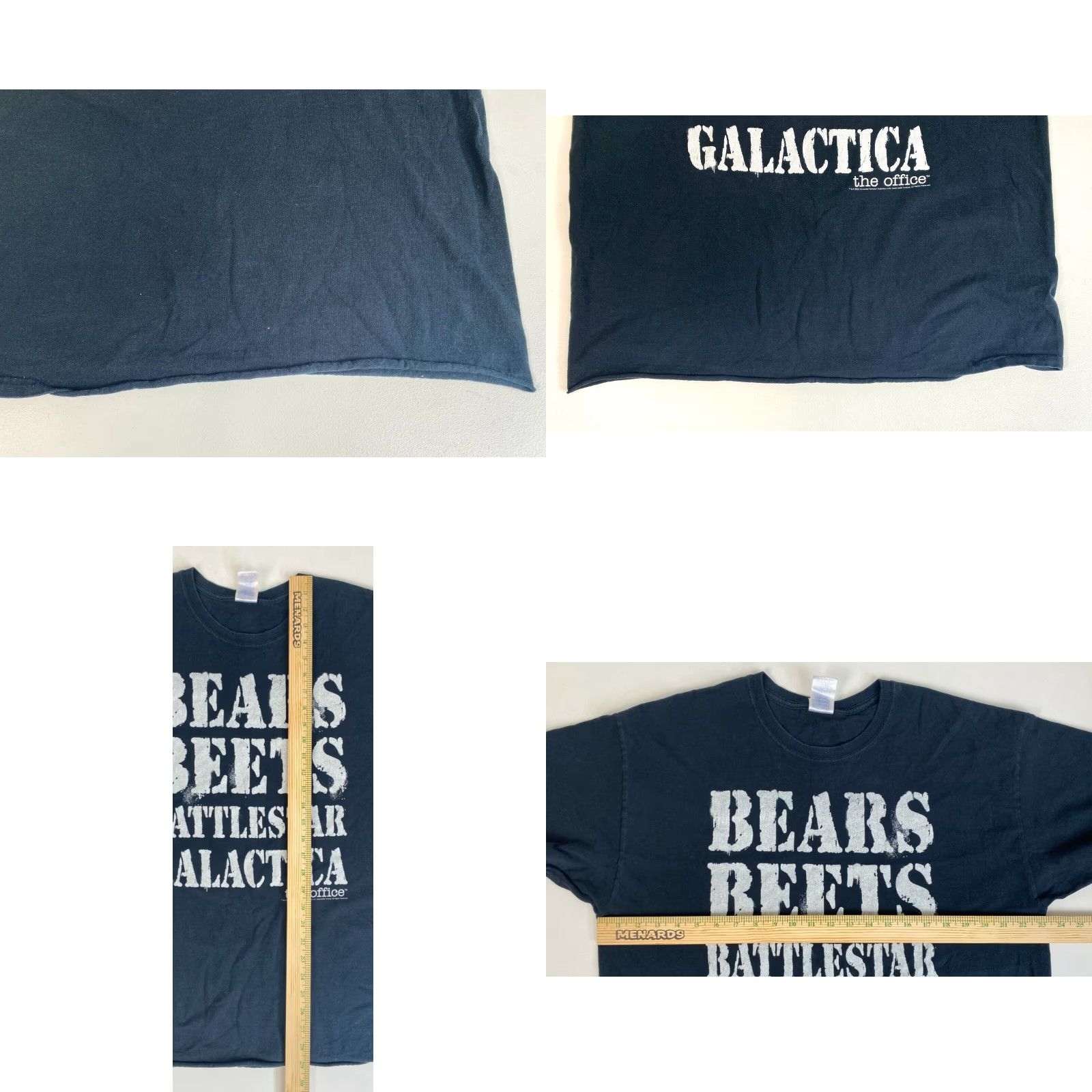 Gildan Unisex Adults The Office T-Shirt Bears Beets Battlestar Galactica XL Black - Gildan Ultra Cotton, 2012, Short Sleeve, Cotton, Crew Neck, Regular Fit Size US XL / EU 56 / 4 - 8 Thumbnail