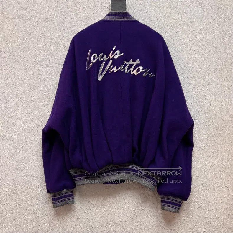 Louis Vuitton Louis Vuitton Asian Limited Purple Embossed Signature jack Size US M / EU 48-50 / 2 - 2 Thumbnail