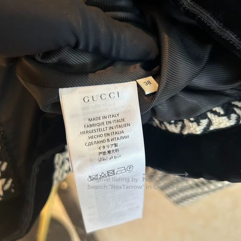 Gucci Gucci Black and white plaid jacket Size XS / US 0-2 / IT 36-38 - 6 Thumbnail