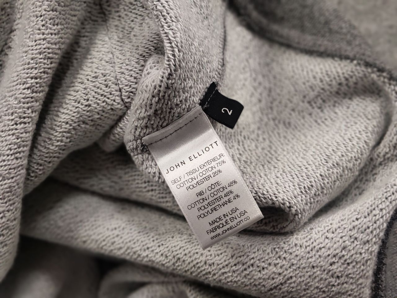John Elliott John Elliott designer Classic Grey blank USA Hoodie Size US M / EU 48-50 / 2 - 16 Thumbnail
