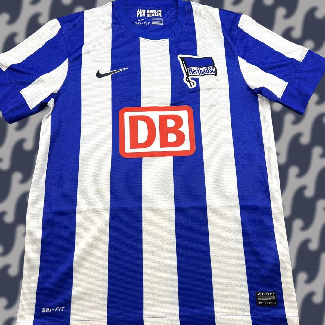 Nike Nike Hertha BSC Berlin 2012 2013 Home Football Jersey Mens M Multicolor Shirt Sports Mens Size US M / EU 48-50 / 2 - 1 Thumbnail