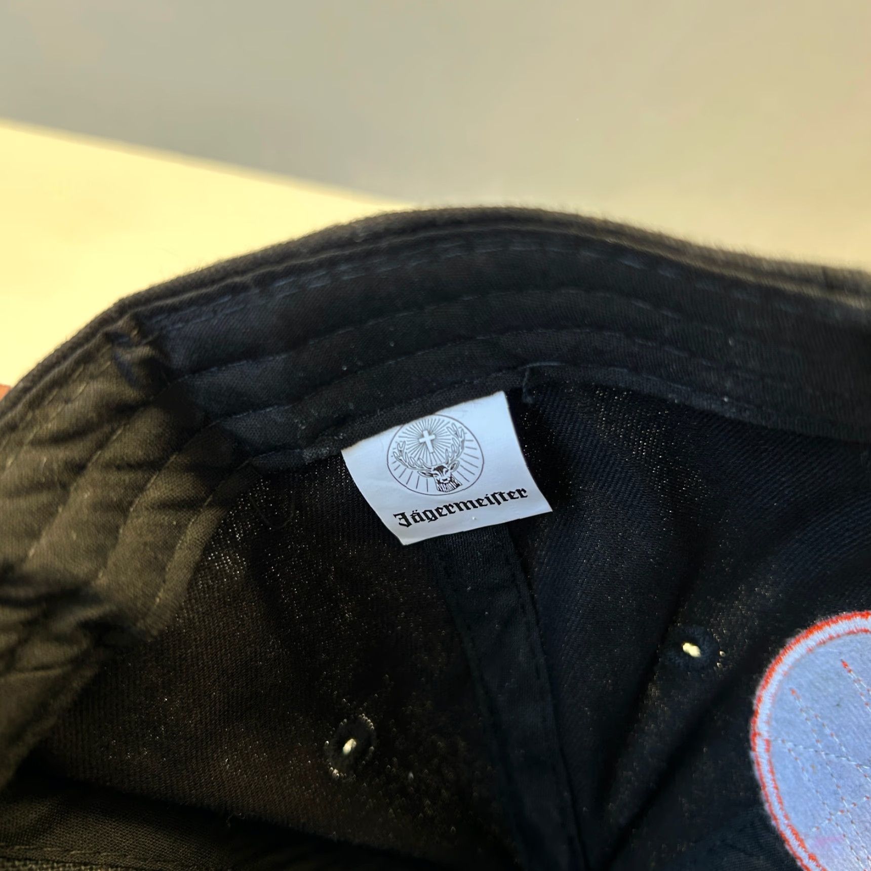 Vintage VINTAGE Jagermeister Strapback Dad Hat Black Deer Cross Patch Embroidered Orange Hat Adjustable Unisex Adults One Size Black 90s Hunting Sports USA Size ONE SIZE - 8 Thumbnail