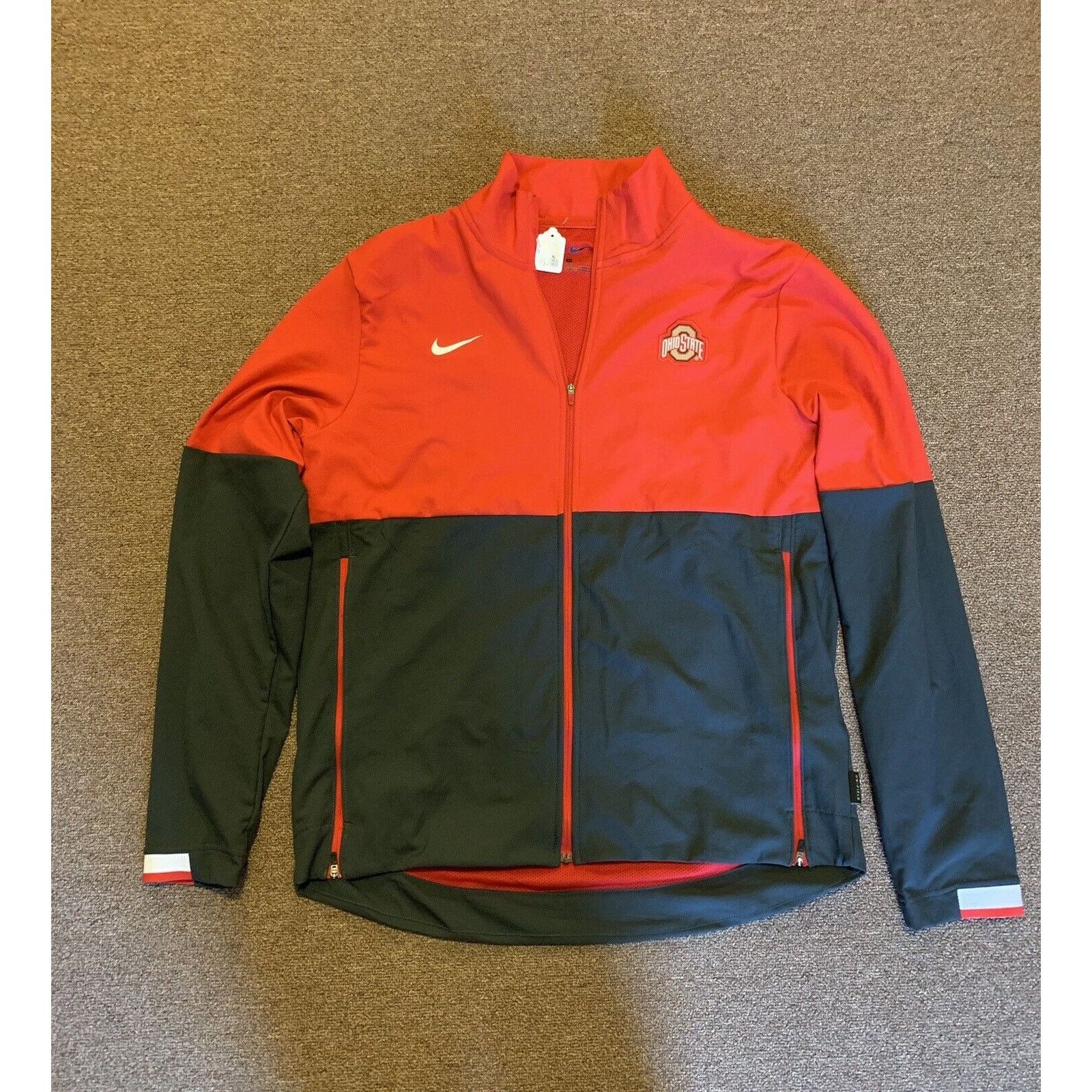 Nike Nike Dri-Fit Ohio State Buckeyes Men's Full-Zip Red Size M Size US M / EU 48-50 / 2 - 1 Thumbnail