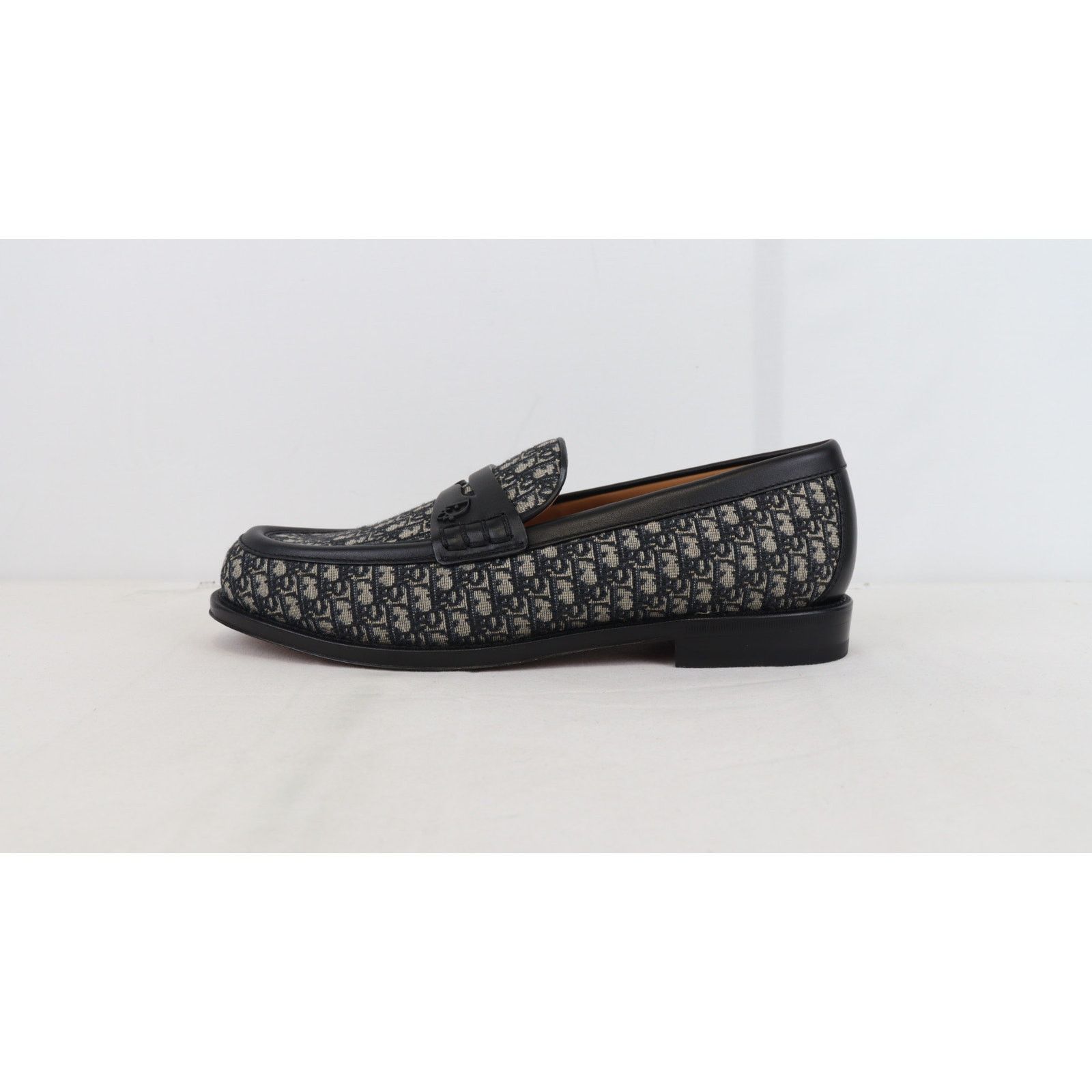 Dior o1rshd1 Q:2 / Granville Loafer Do Jacquard in Black/Beige Size US 8 / EU 41 - 2 Thumbnail