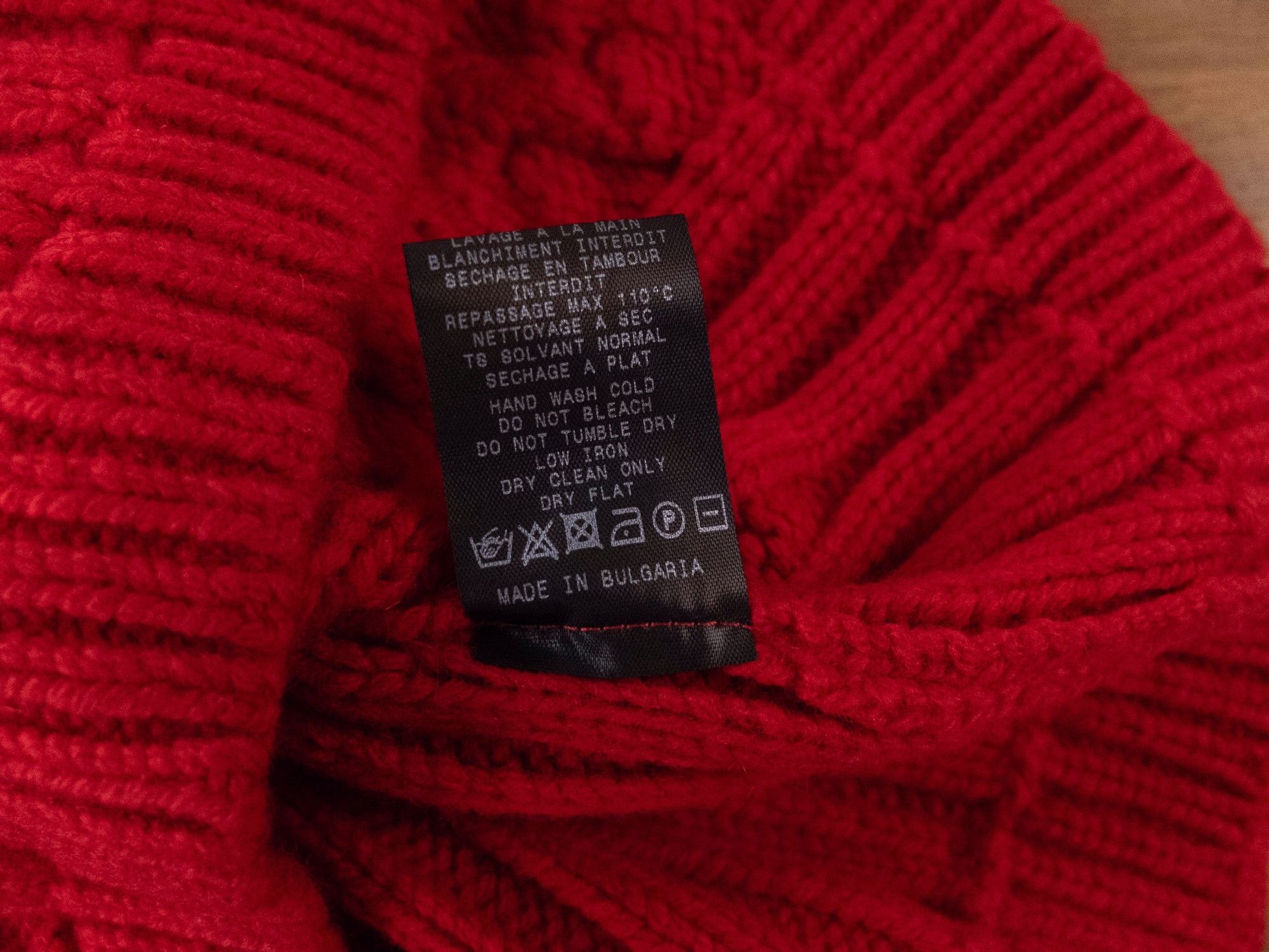Mugler MUGLER red metallic bar wool cashmere sweater Medium q Size M / US 6-8 / IT 42-44 - 11 Thumbnail