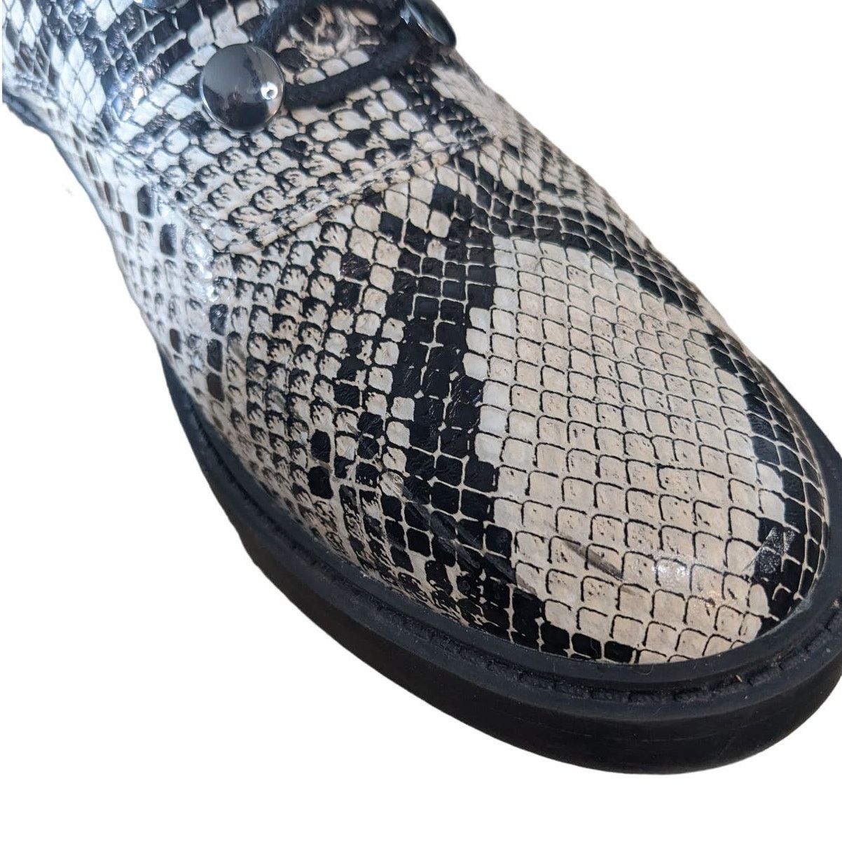 Other Linia Paolo Trinity Combat Lace-up Boot in Snake Size 8 Size US 8 / IT 38 - 8 Thumbnail