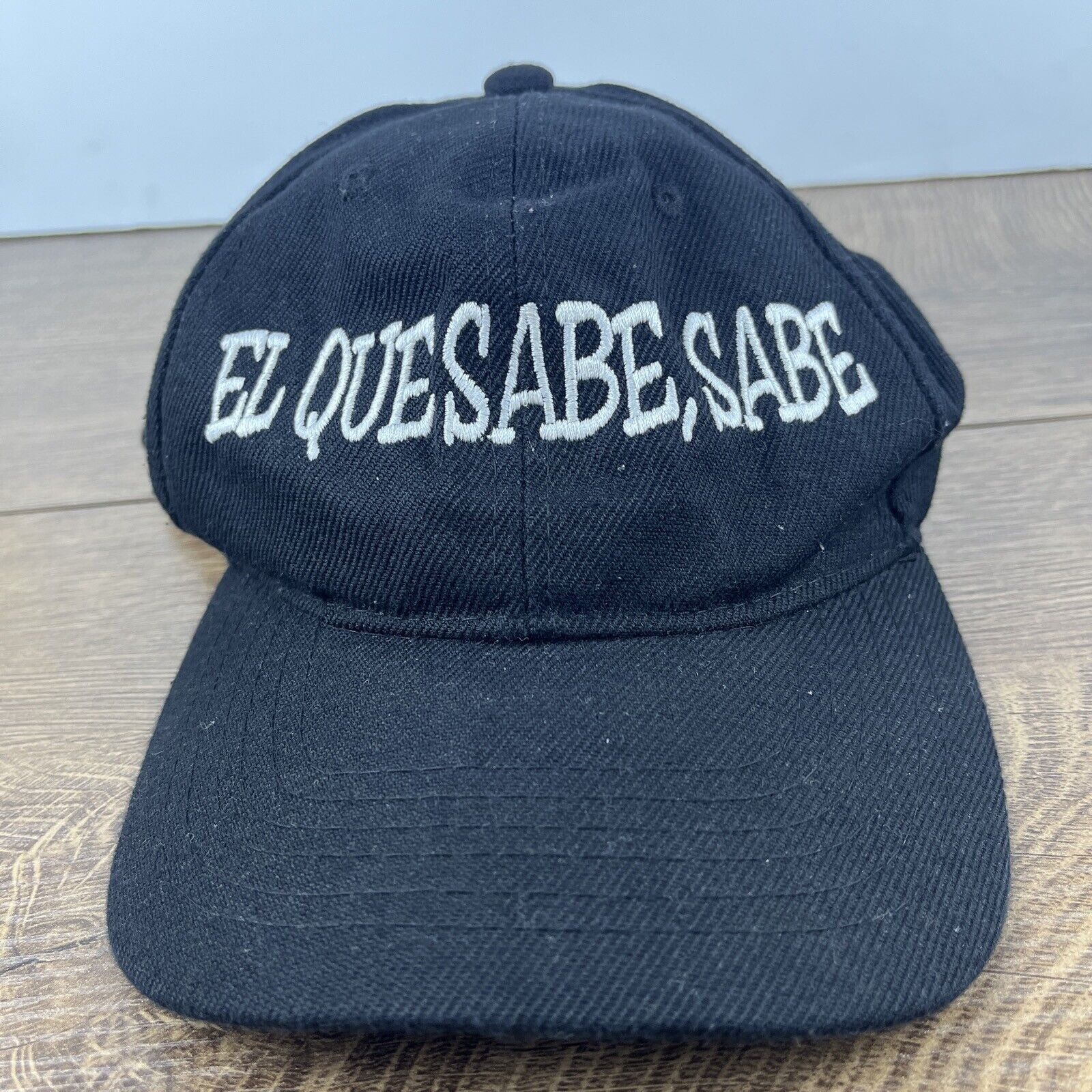 Other El Quesabe Sabe Hat Black Hat Adjustable Adult Size Hat Blac Size ONE SIZE - 2 Thumbnail