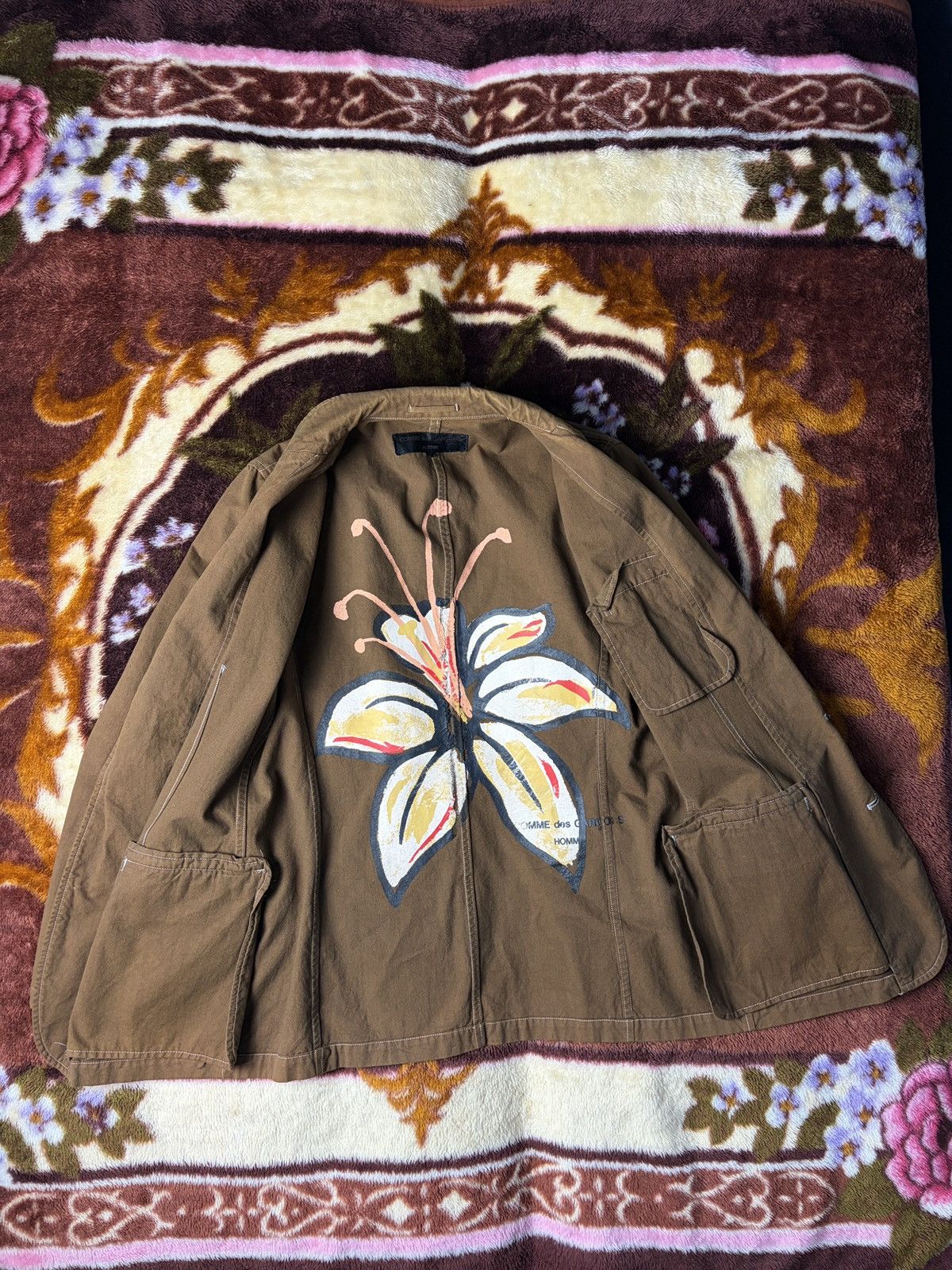 Comme des Garcons Homme CDGH 2002 - Brown Suit Jacket Size US S / EU 44-46 / 1 - 1 Thumbnail