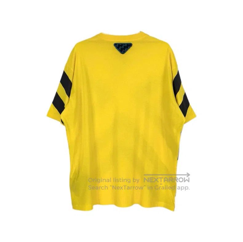 Prada Prada Yellow and black printed woollen triangle short slee Size US S / EU 44-46 / 1 - 2 Thumbnail