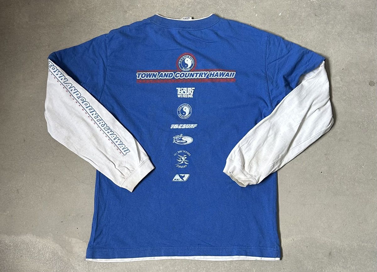 Vintage VINTAGE Y2K T&C SURF DESIGNS LONG SLEEVE TEE Size US S / EU 44-46 / 1 - 7 Thumbnail