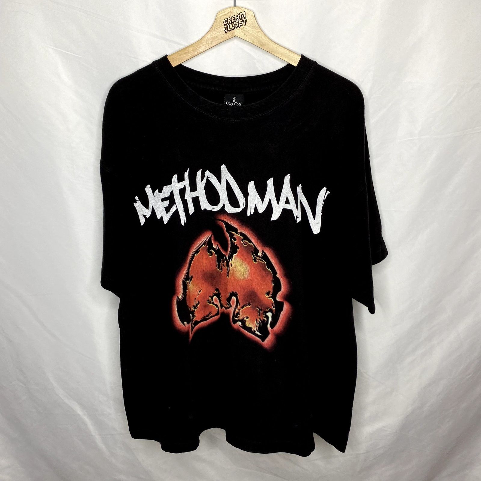 Vintage 90's Method Man Wu Tang Hip Hop Rap Tour Merch Tee | Grailed