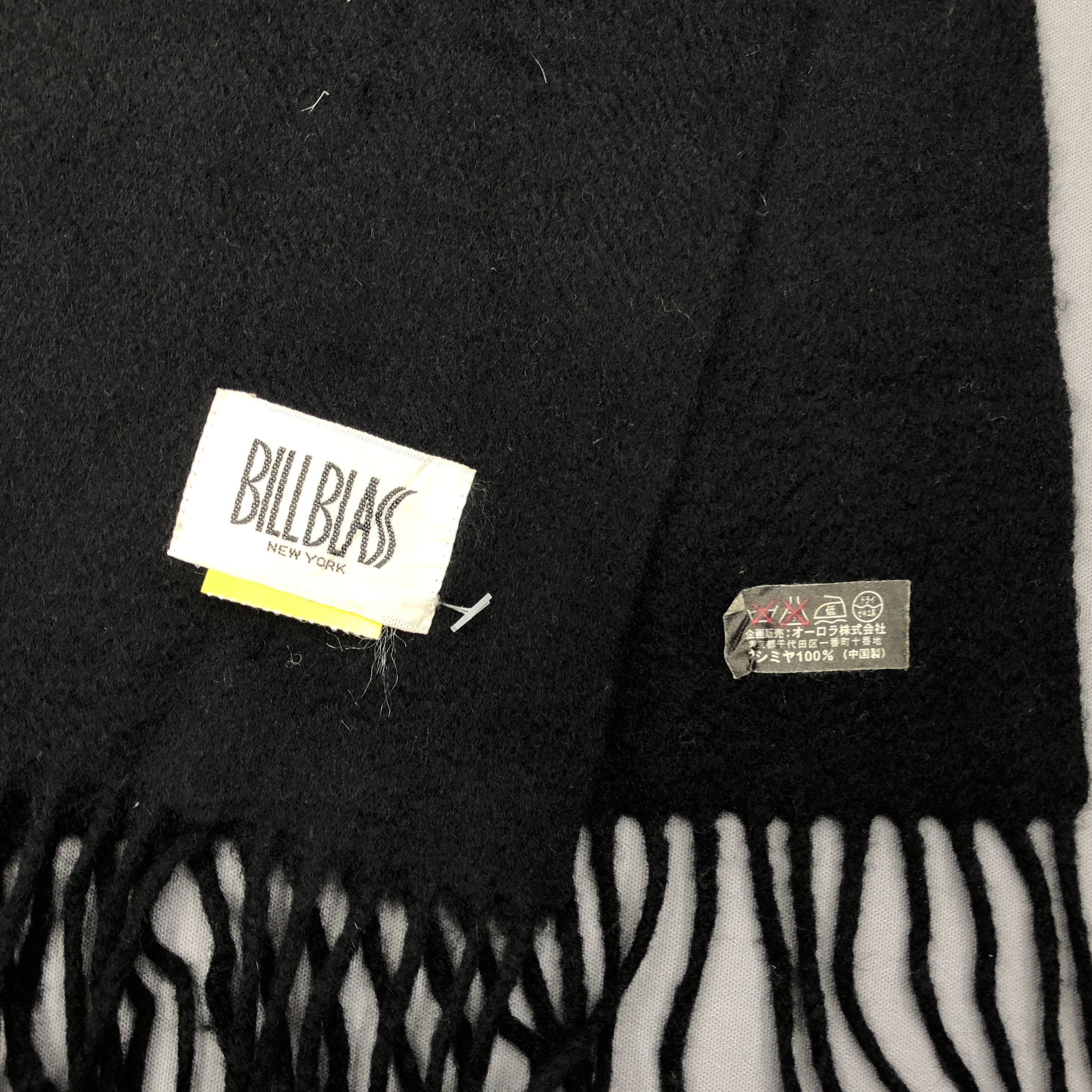 Bill Blass Vintage Bill Blass Scarf Muffler Wool Cashmere Scarves Size ONE SIZE - 4 Thumbnail