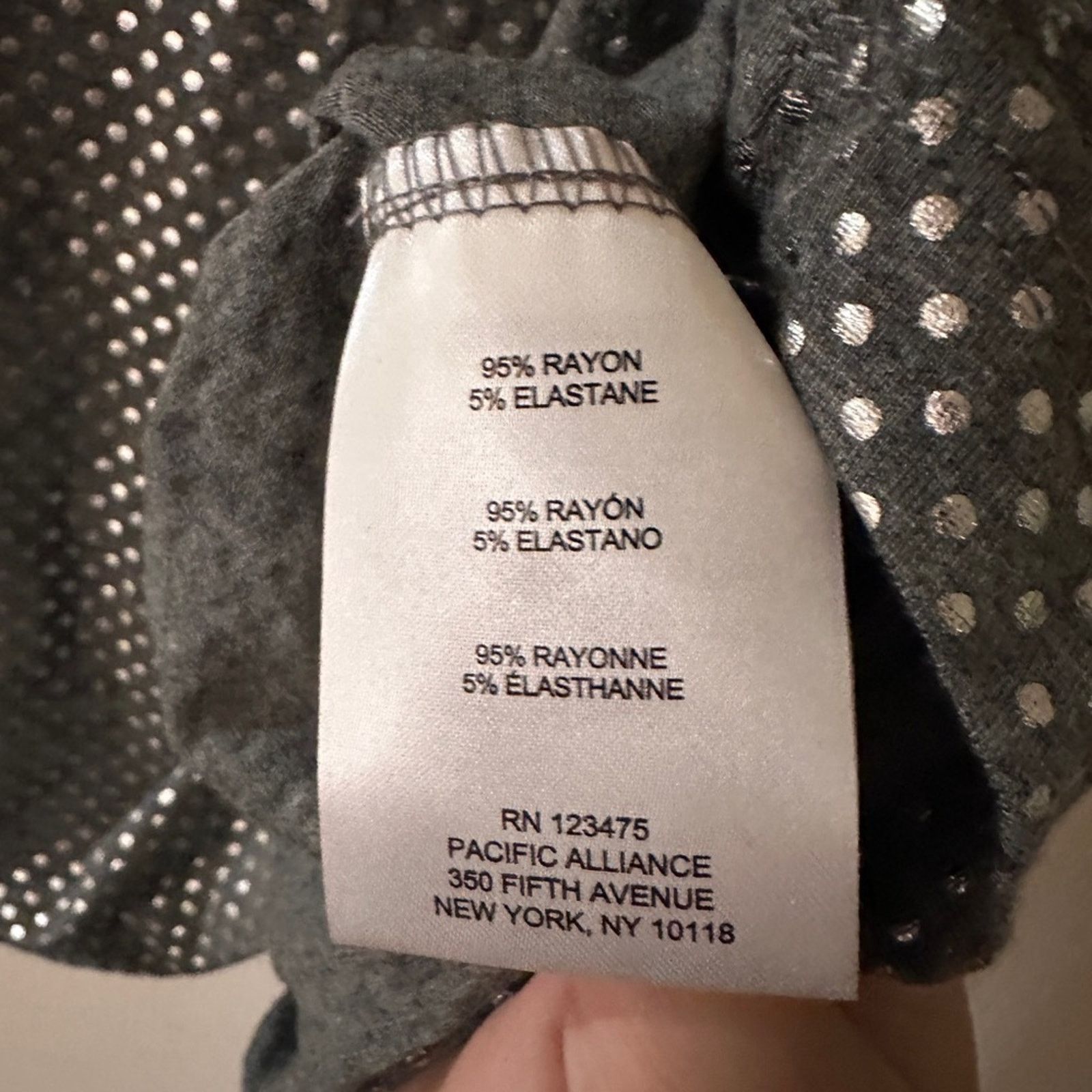 Jones New York NWT Jones New York grey and silver polka dot tee size 3X Size 3XL / US 20-22 - 5 Thumbnail