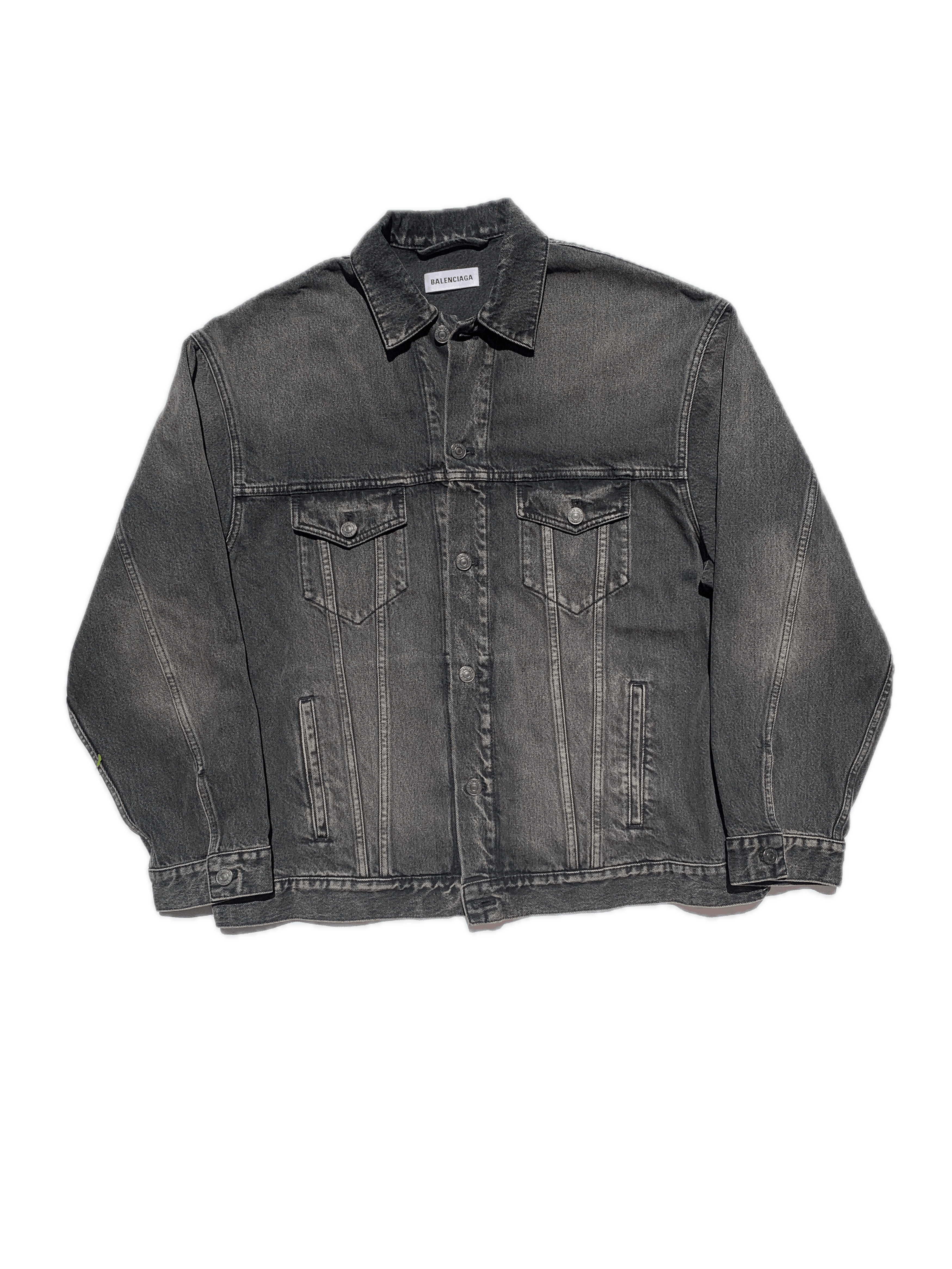 Balenciaga Balenciaga Notre Dame Oversized Denim Jacket Black Size US L / EU 52-54 / 3 - 3 Thumbnail